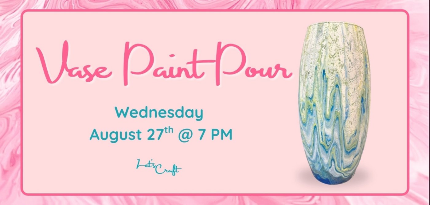 Vase Paint Pour Workshop