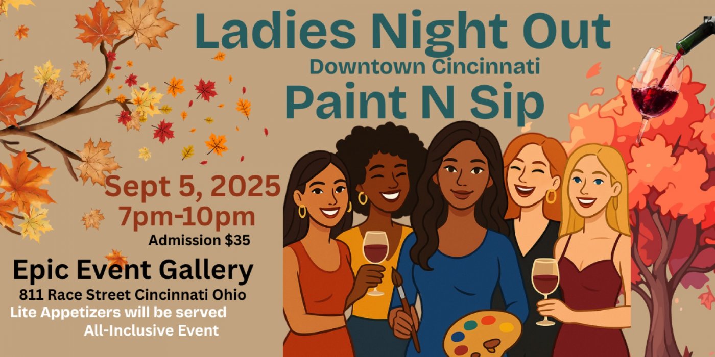 Ladies Night Out: Paint N Sip in Downtown Cincinnati
