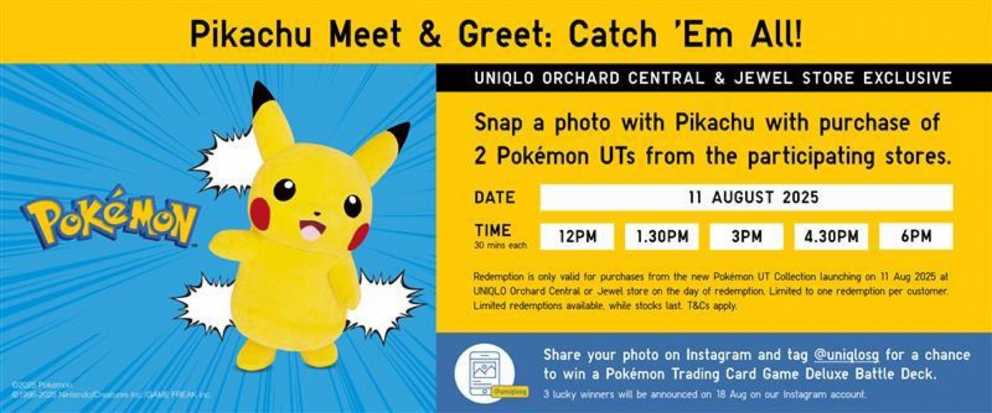 Pikachu Meet & GreetL Catch 'Em All!