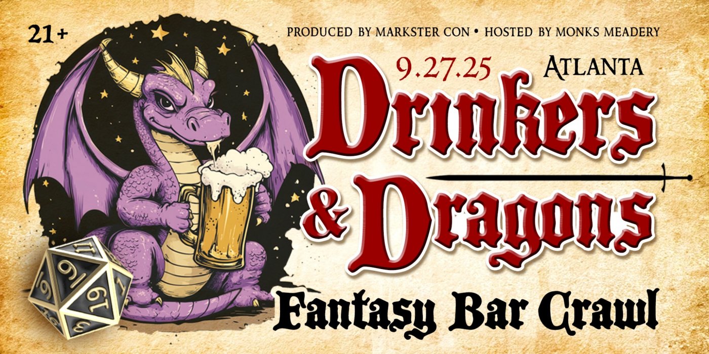 Drinkers & Dragons Fantasy Bar Crawl (Atlanta, GA)