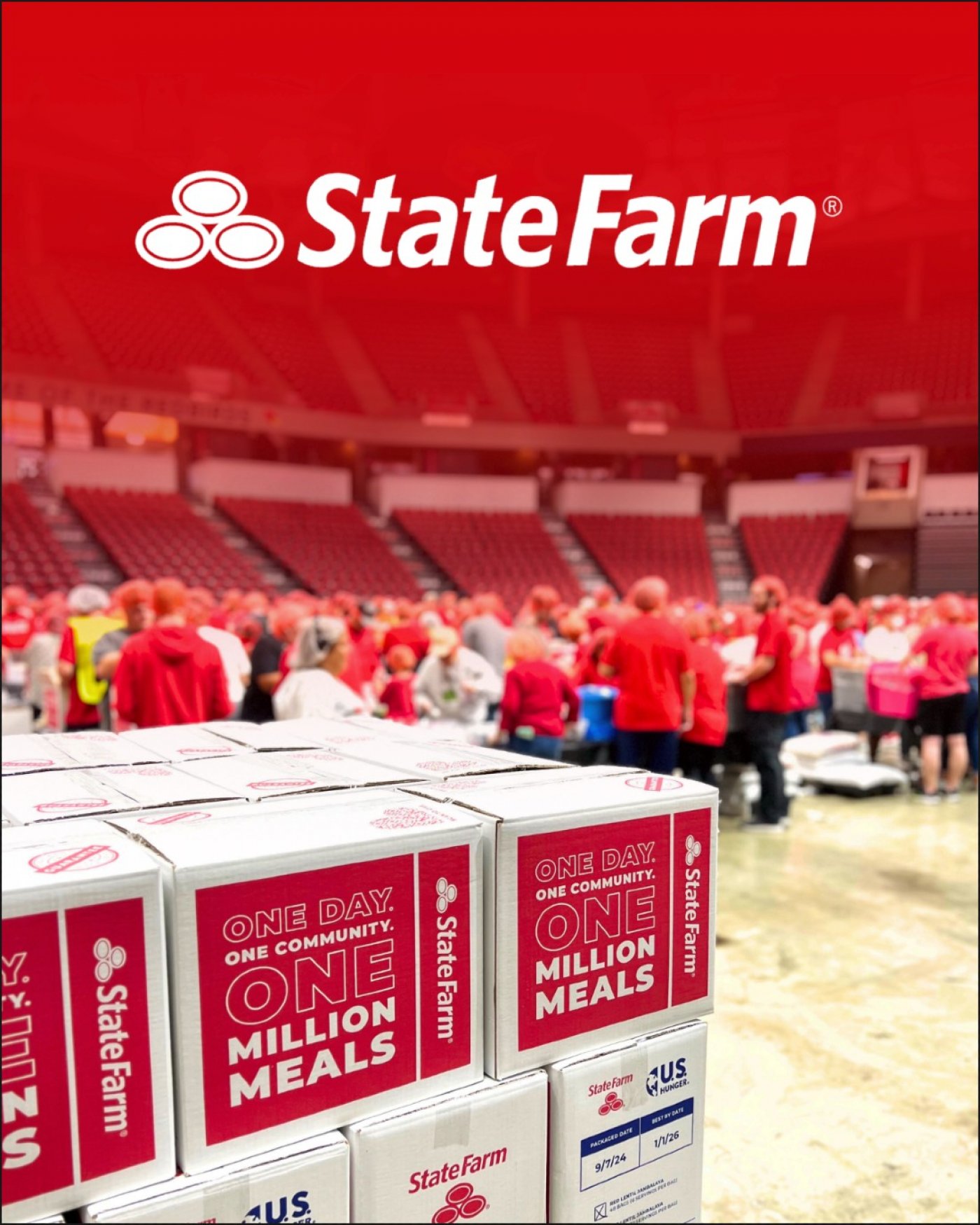 State Farm Million Meal Pack Event