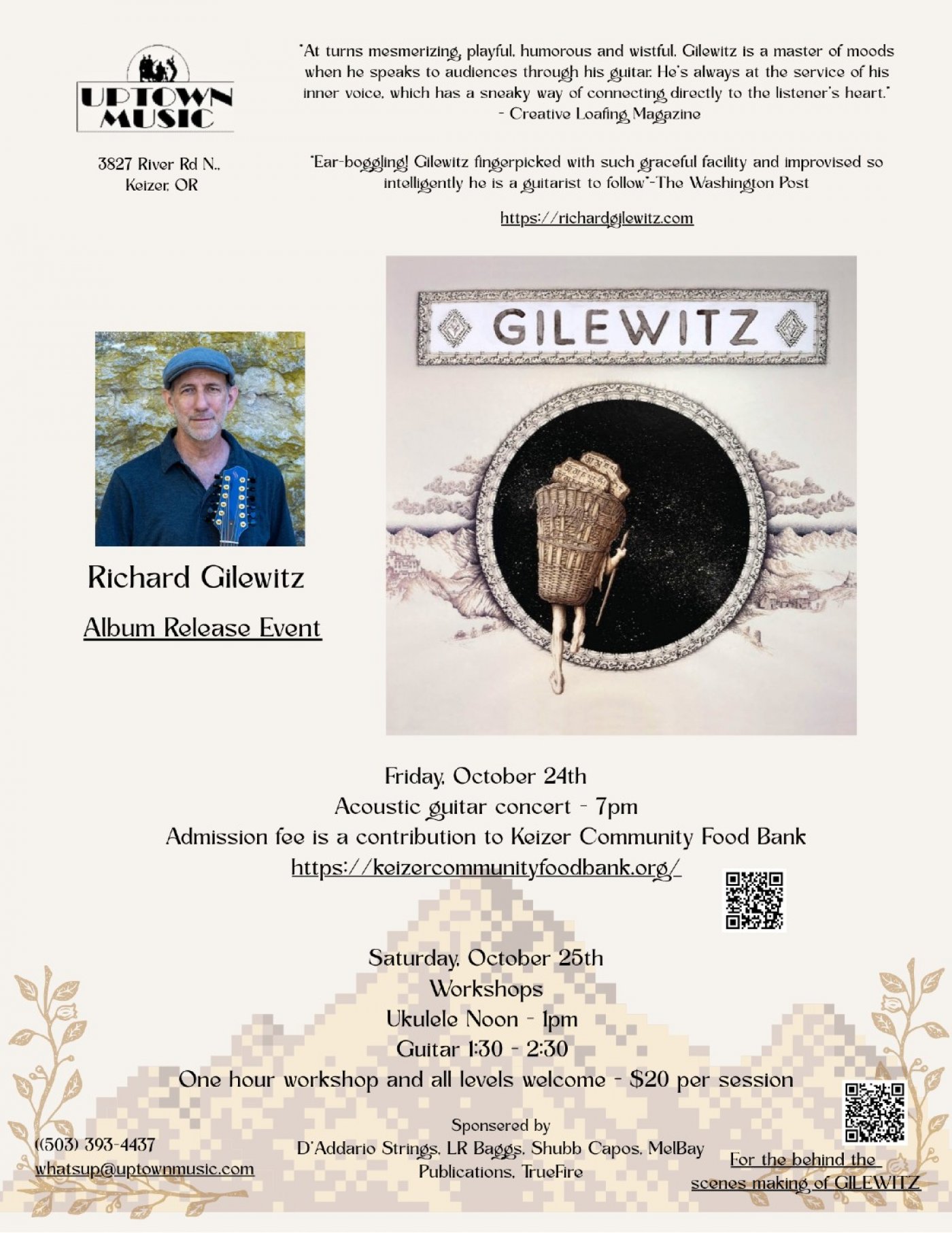 Richard Gilewitz Acoustic Guitar Concert