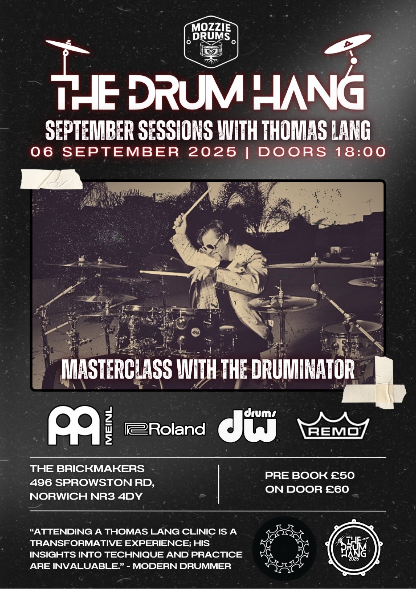 THOMAS LANG MASTERCLASS | NORWICH