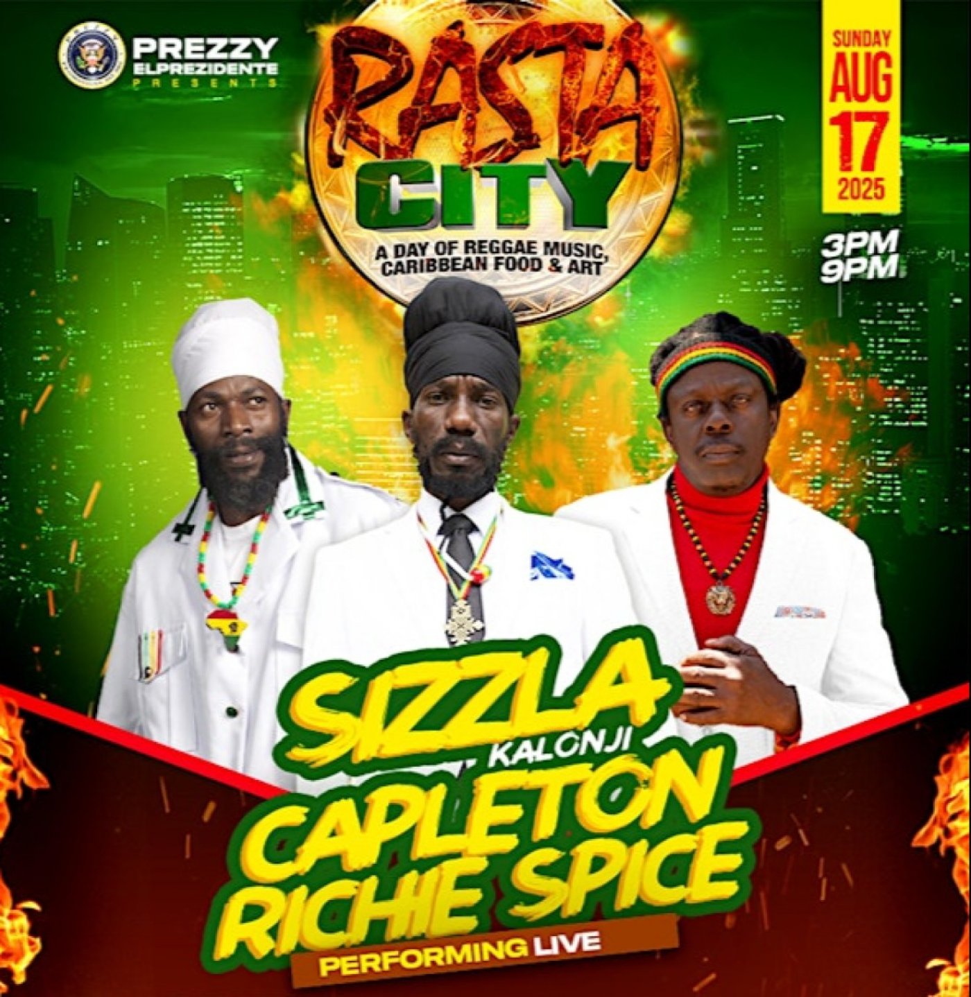Rasta City ft Sizzla, Capleton and Richie Spice