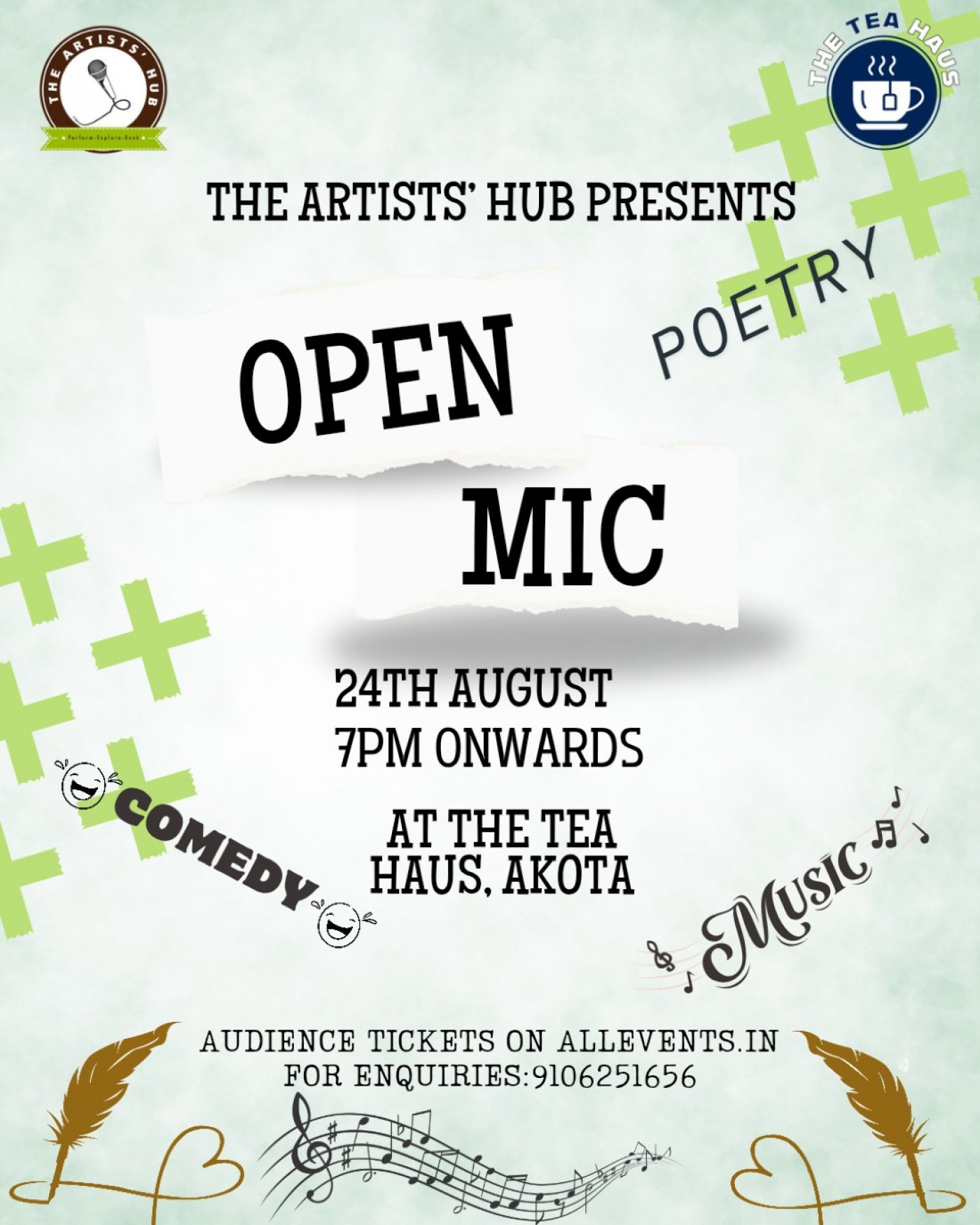 The artists hub presents Open mic