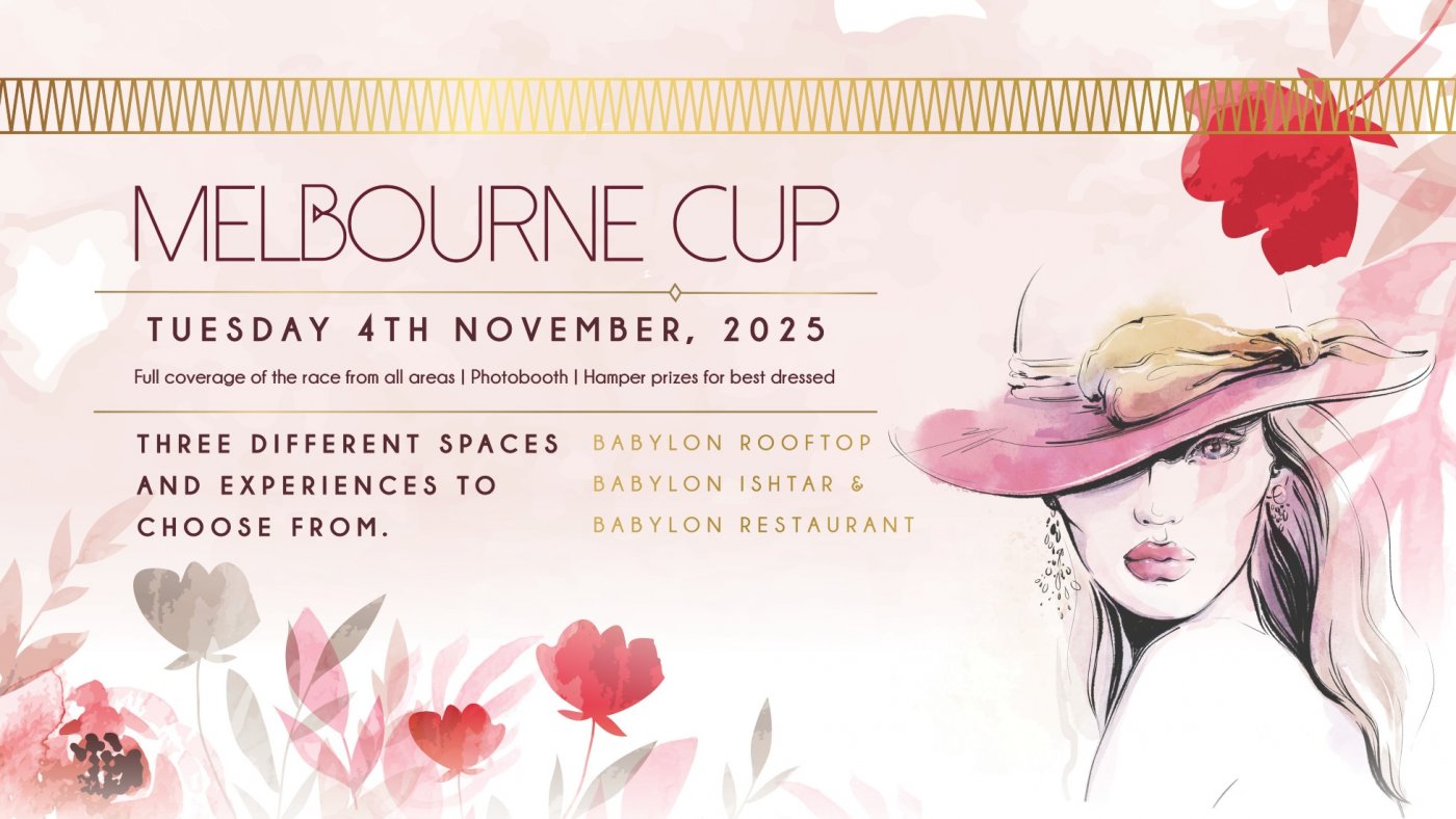 Melbourne Cup 2025 at Babylon Rooftop
