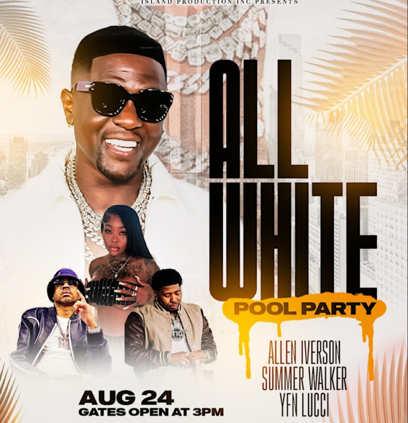 Boosie All White Pool Party