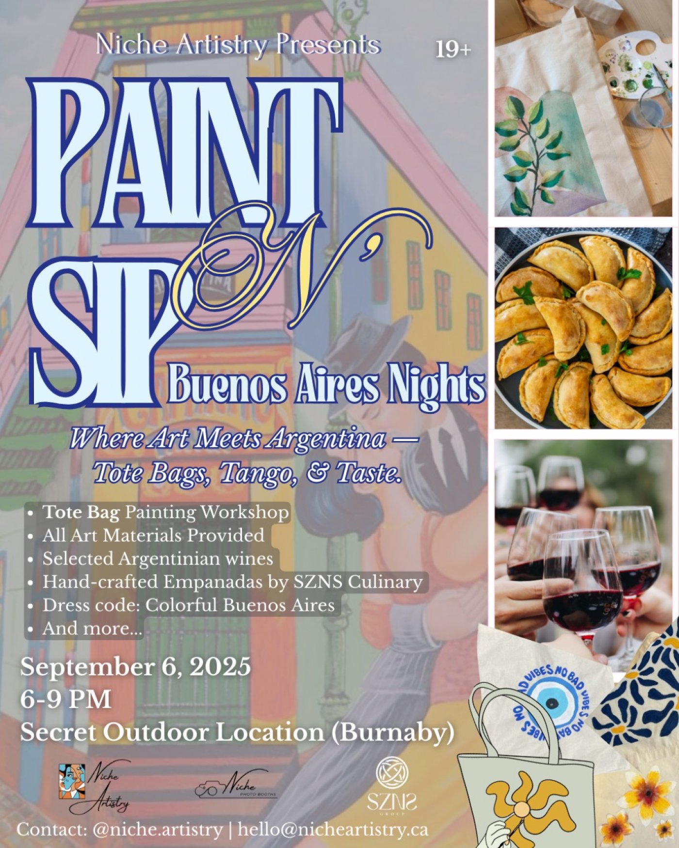Paint N' Sip: Buenos Aires Nights