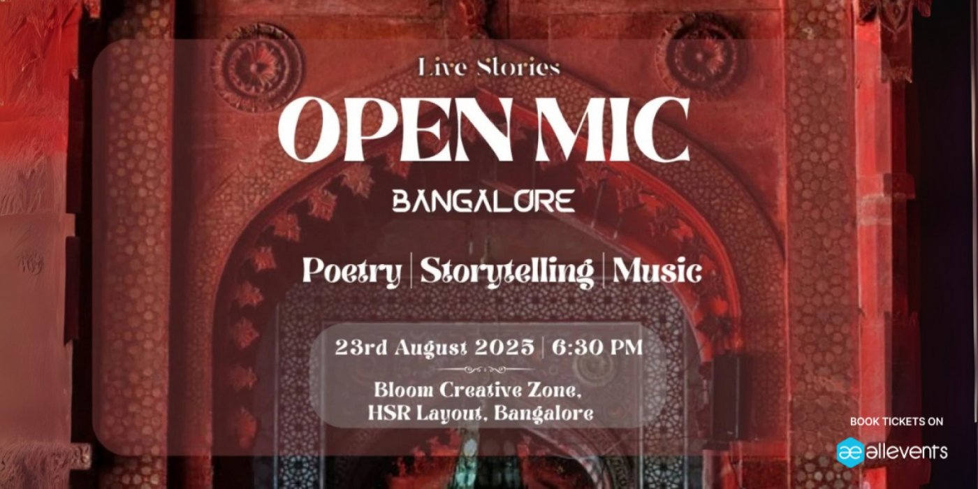 Bangalore Open Mic, 23rd August 25'