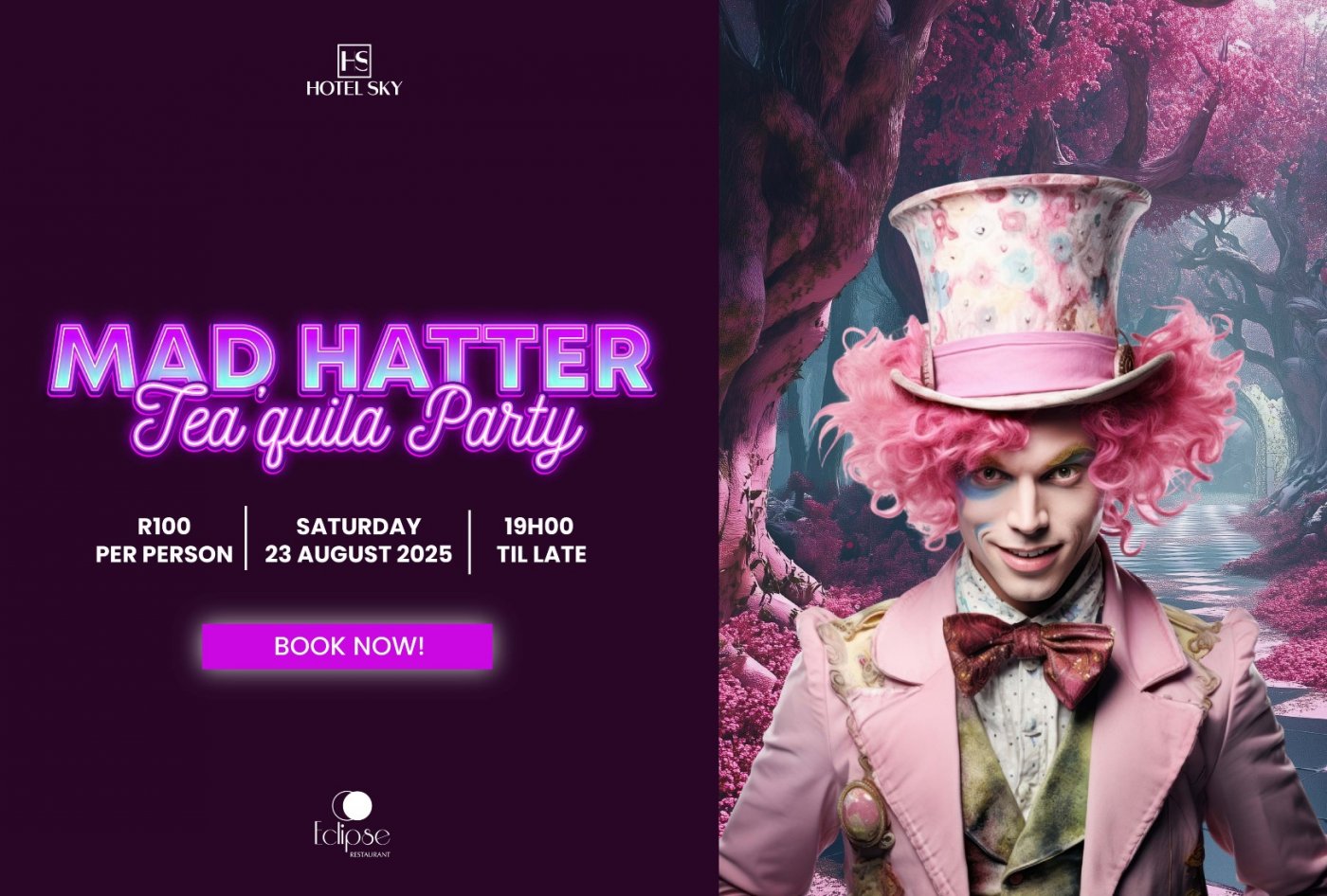 Mad Hatter's Tea'Quila Party