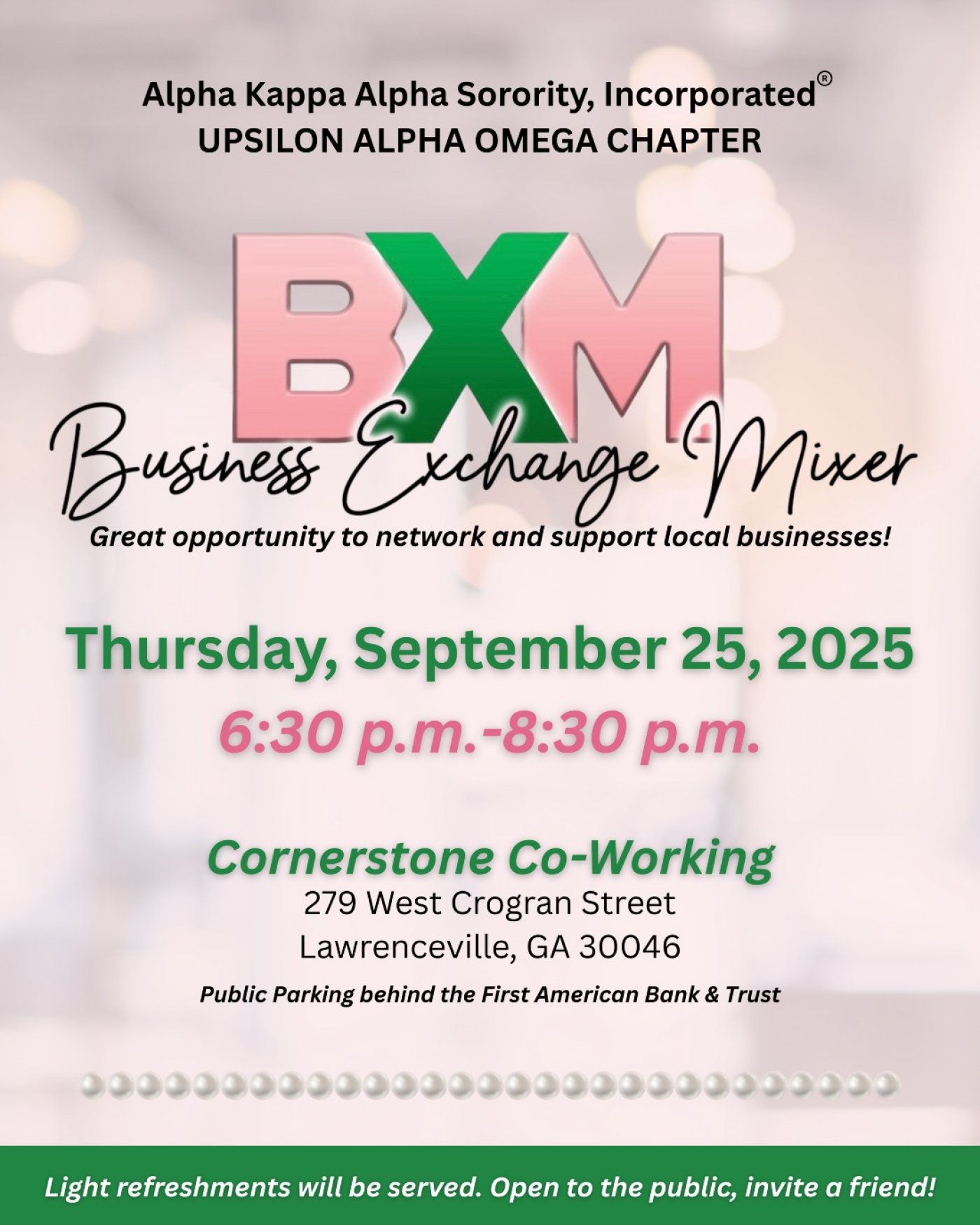 Business Exchange Mixer