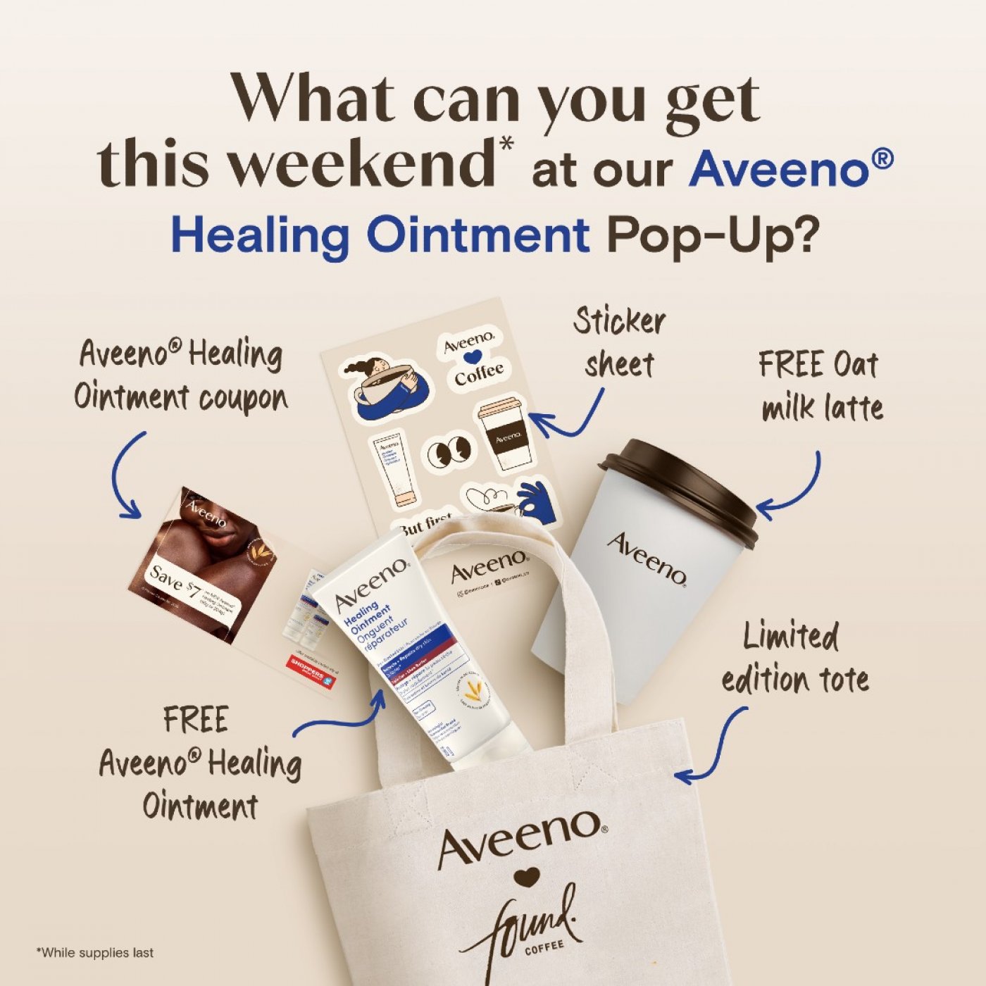 Aveeno\u00ae Healing Ointment and Coffee Pop-Up Event