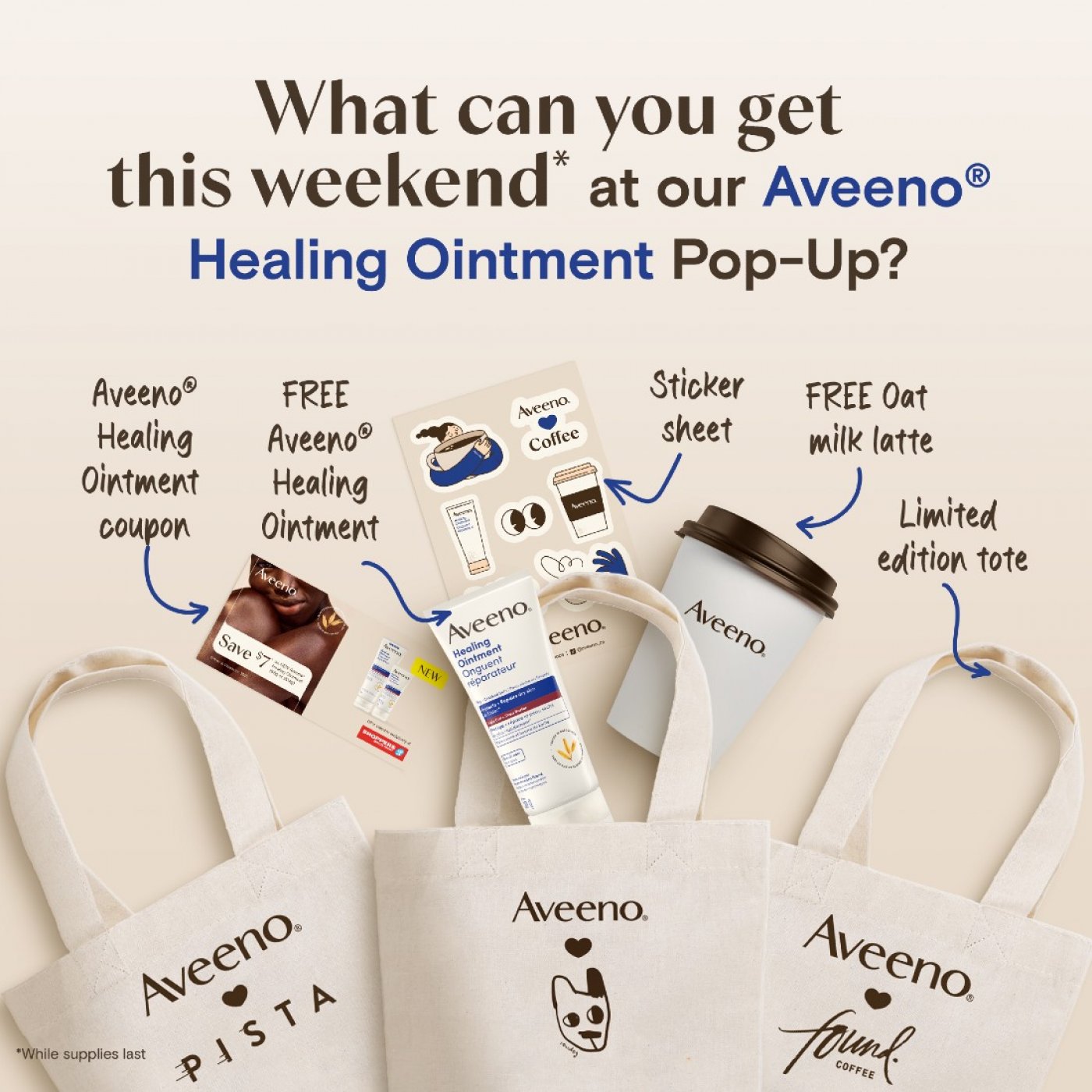 Aveeno\u00ae Healing Ointment and Coffee Pop-Up Event