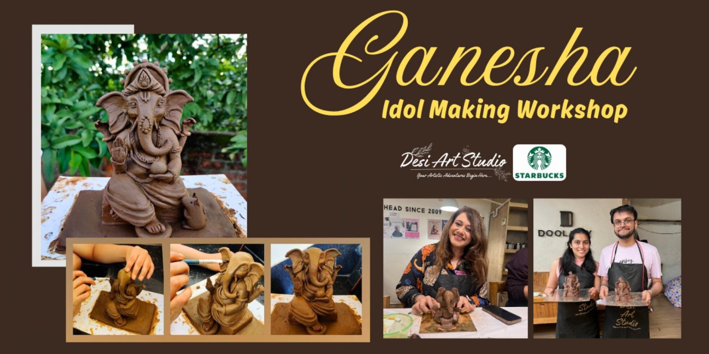 Ganesha Idol Making Workshop - Desi Art Studio