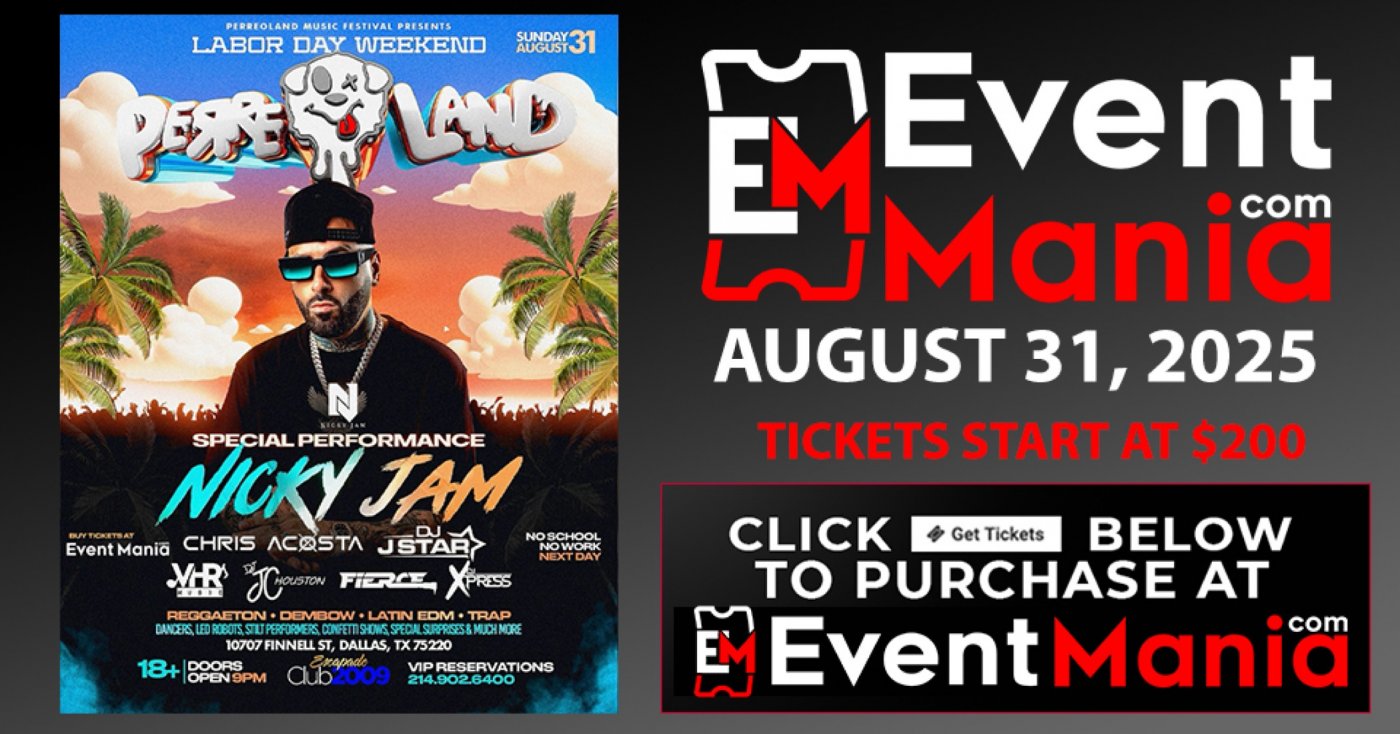 Perreoland con Nicky Jam - Dallas, TX