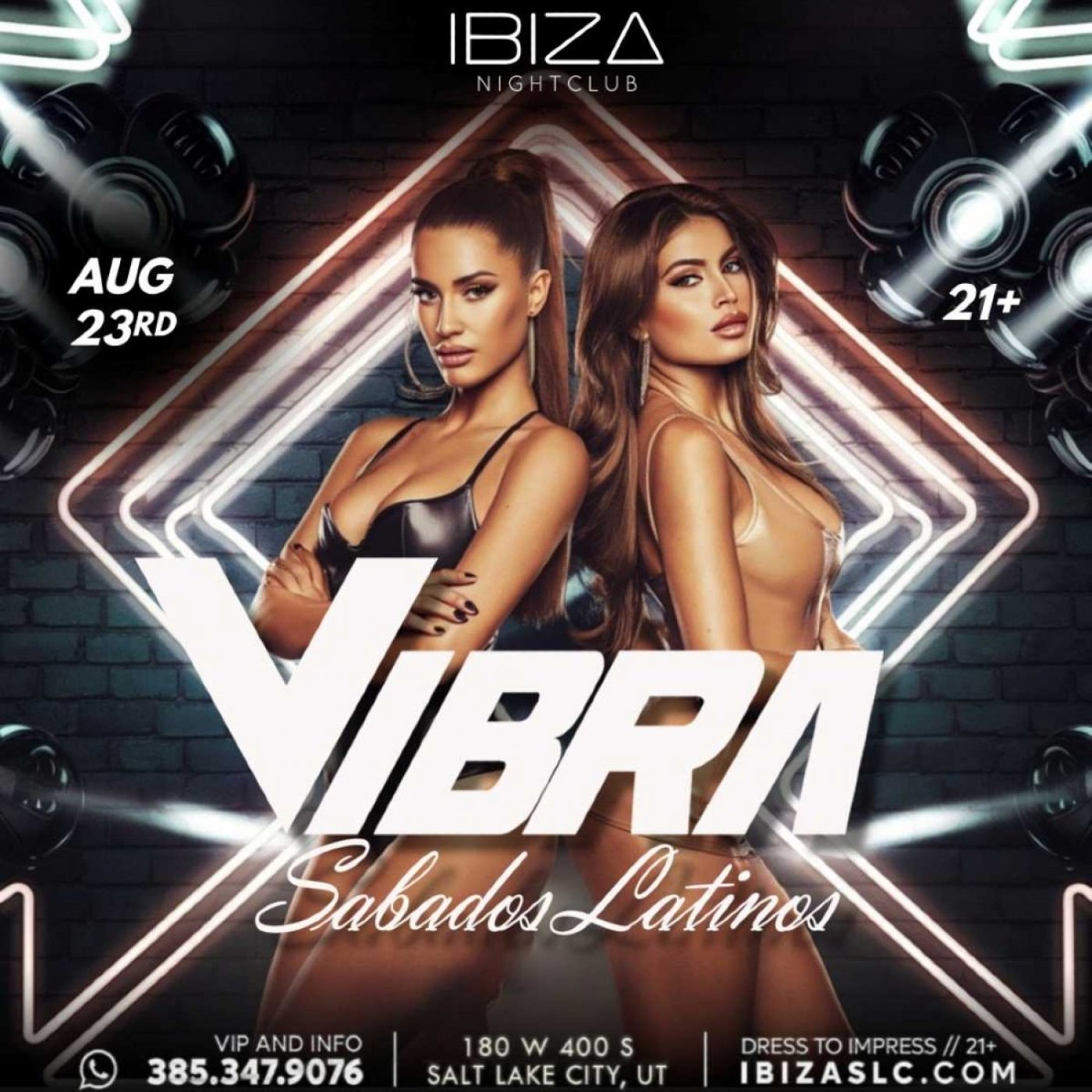 VIBRA \u2013 S\u00e1bados Latinos \u2013 Saturday, August 23