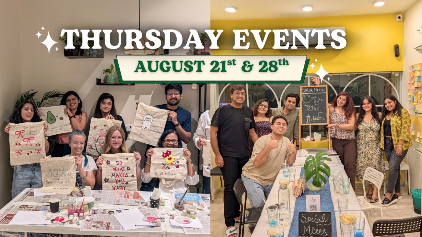Thursday Events at CPL, Rajpath-Rangoli (August 21st & 28th)
