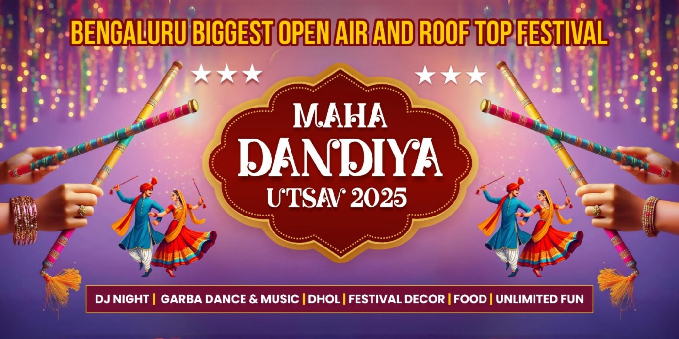 Maha Dandiya Utsav 2025 @ Jayamahal Palace