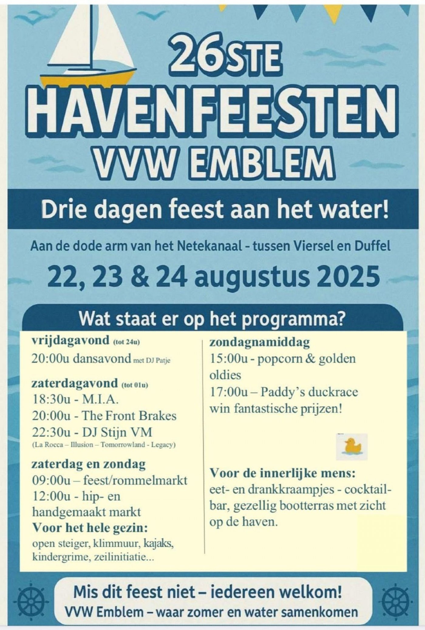 Havenfeesten Emblem jachthaven