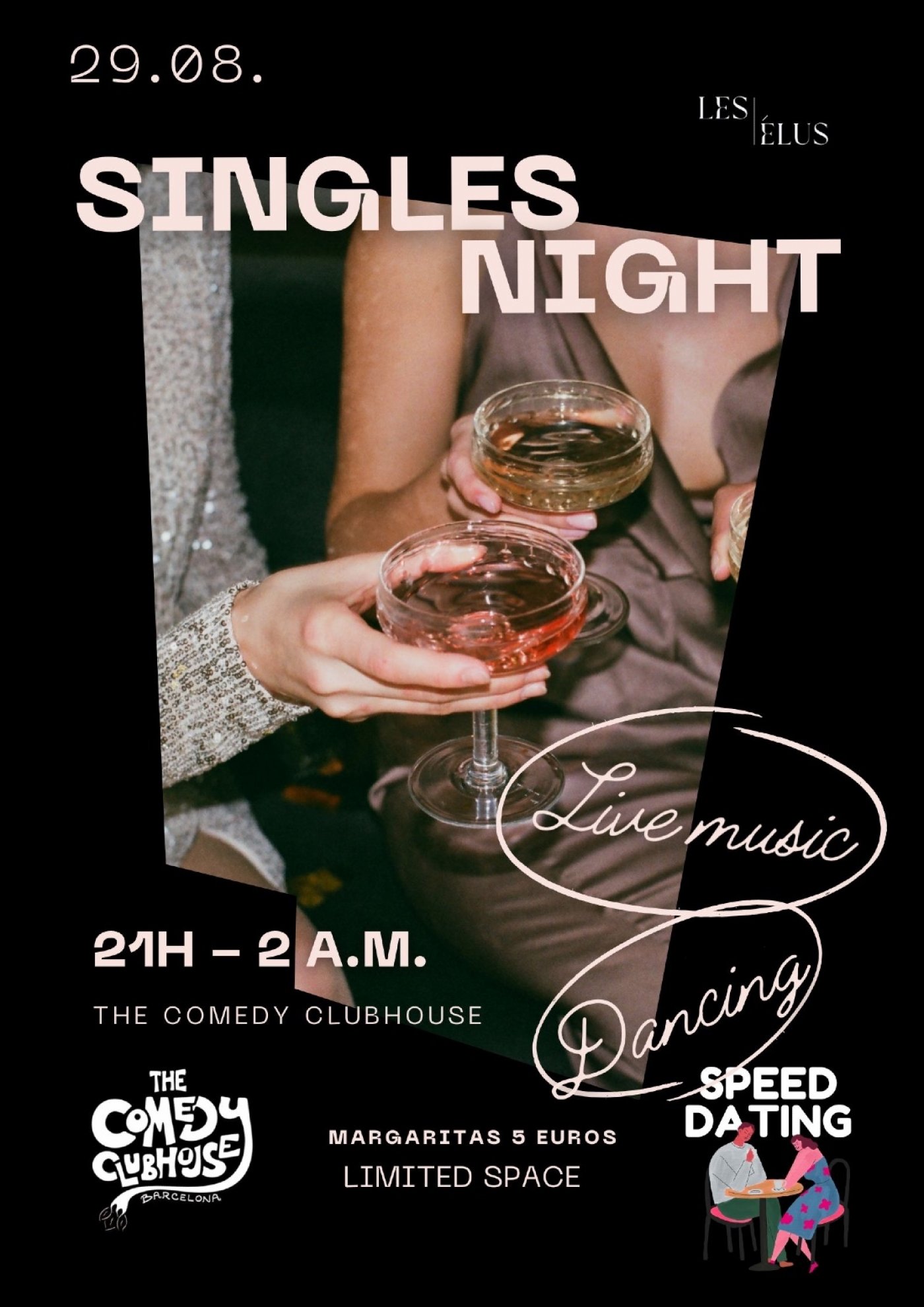 Barcelona Singles Night | Speed Dating + R&B LIVE MUSIC + After-Party