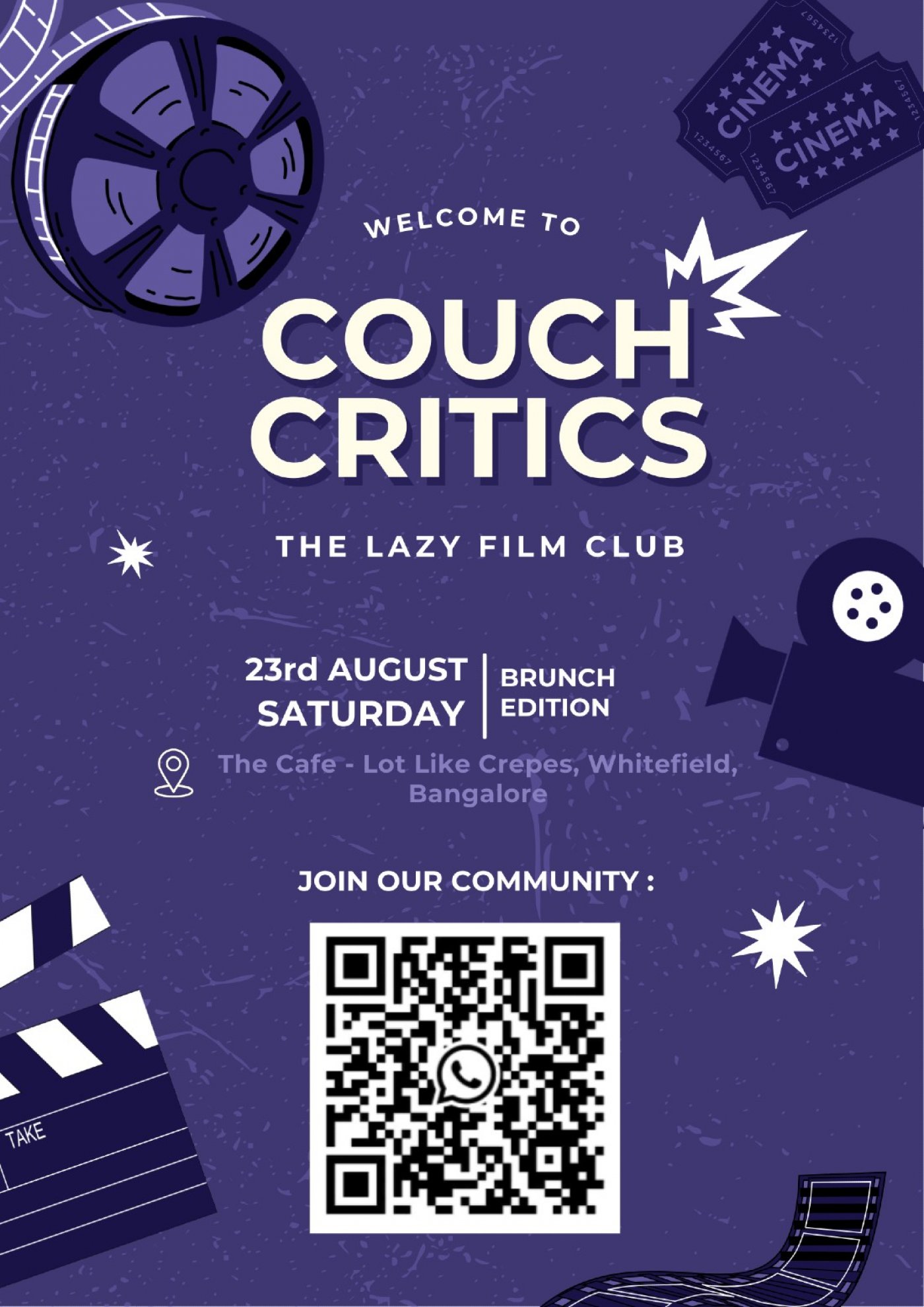 \ud83c\udfac The Lazy Film Club - Brunch Edition