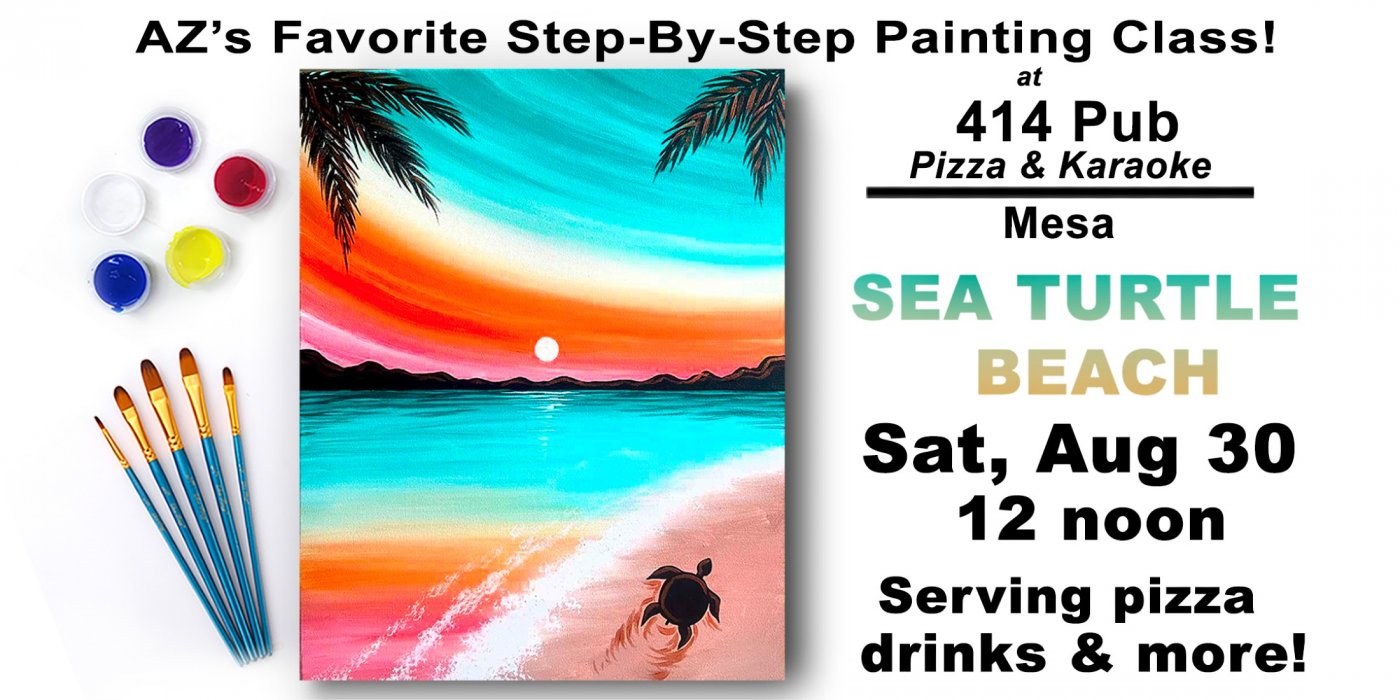 Sea Turtle Beach - Paint and Sip Labor Day Weekend Party!