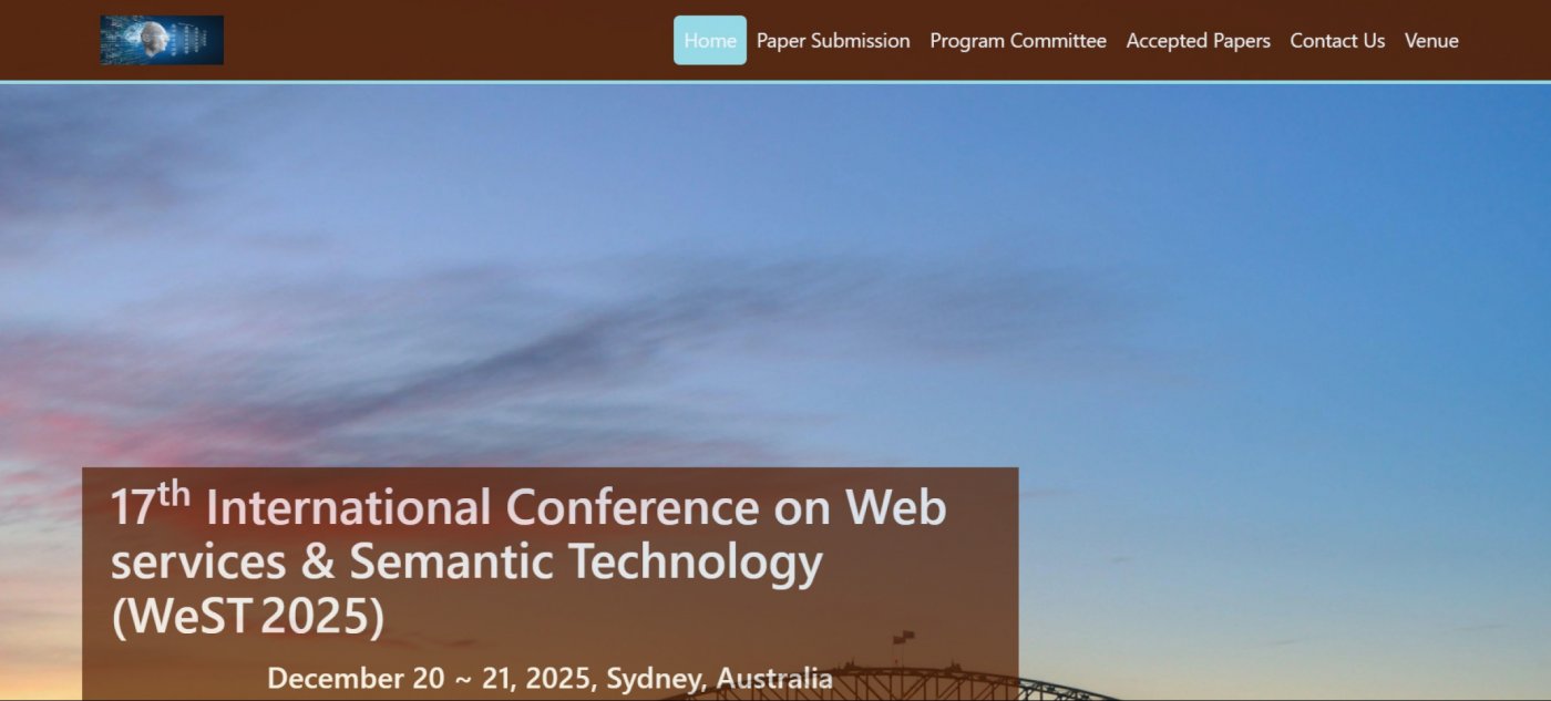 17th International Conference on Web services & Semantic Technology (WeST\u202f2025)