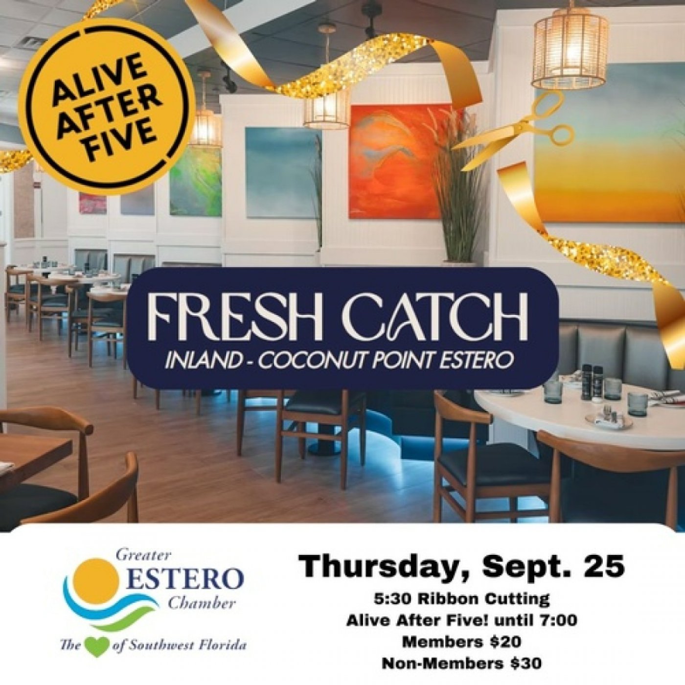 Alive After Five! at Fresh Catch Inland