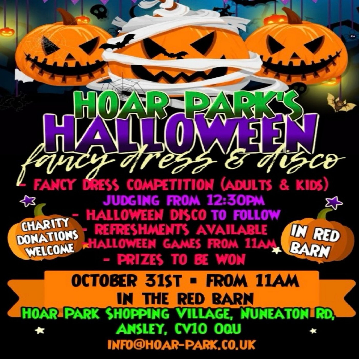 HALLOWEEN FANCY DRESS & DISCO