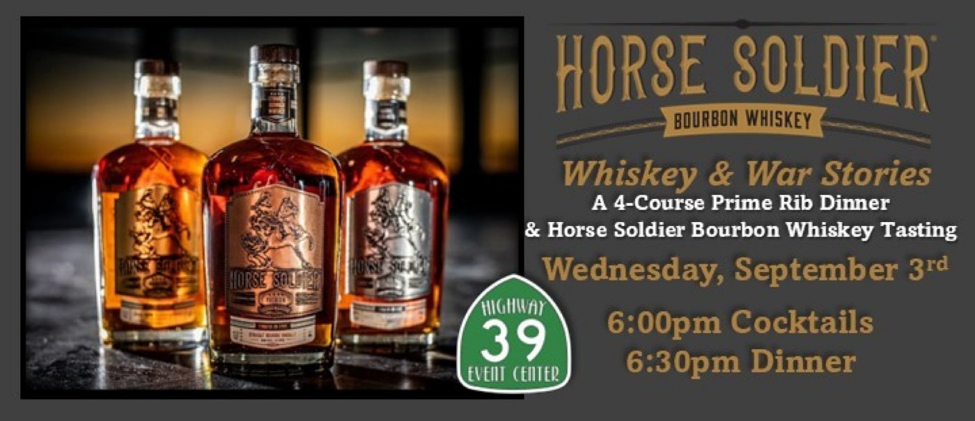Whiskey & War Stories - Prime Rib Dinner w\/Whiskey Tasting