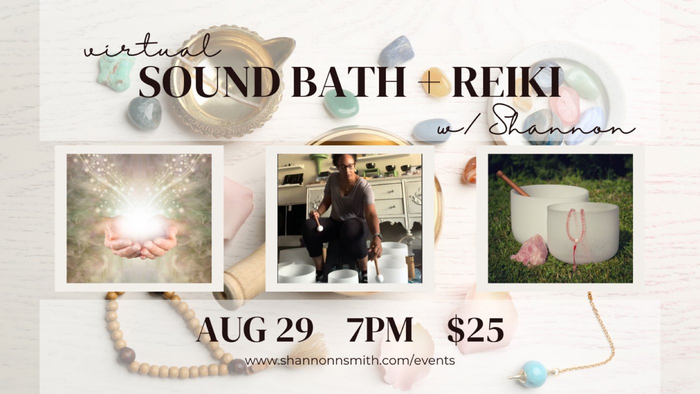Virtual Sound Bath & Meditation Session w\/ Reiki