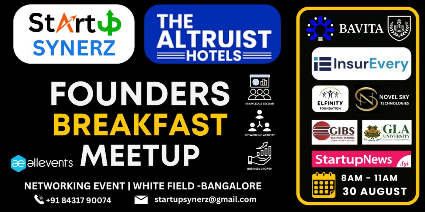 Entrepreneurs & Founders Breakfast Club | Startups, Aspiring Entrepreneurs, Founders & Professionals