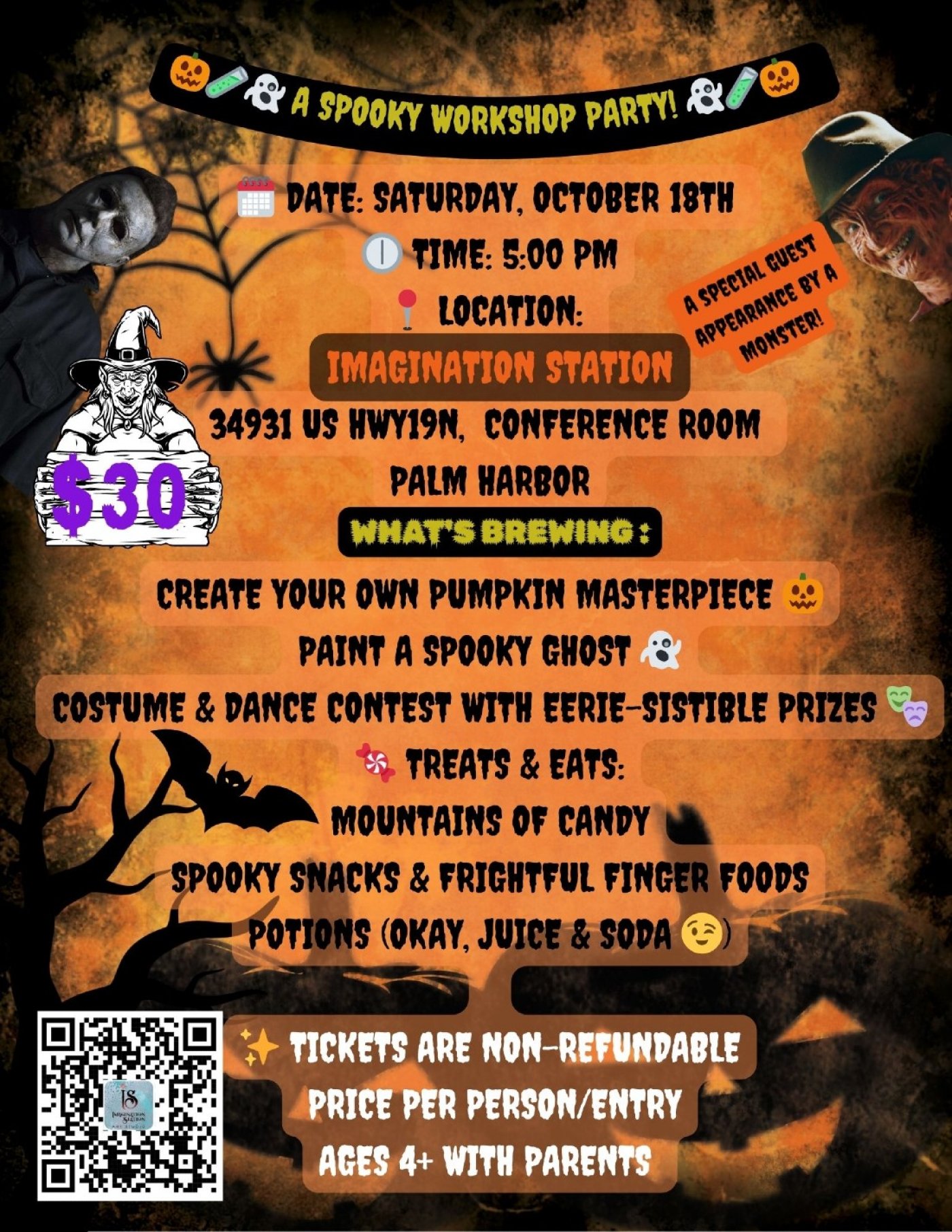 Spooky Halloween Workshop!
