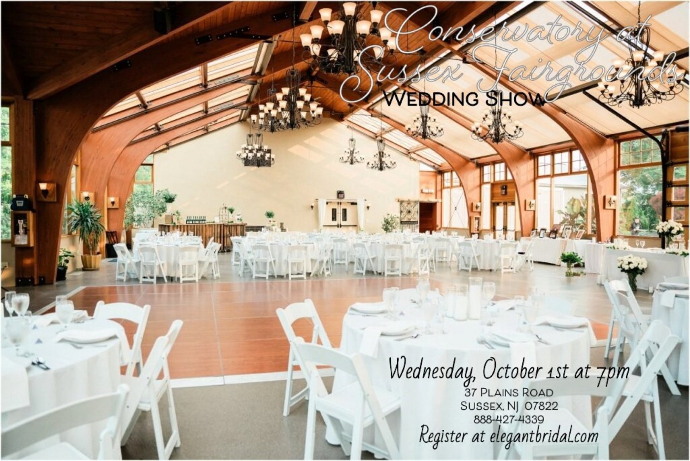 Conservatory at the Sussex Fairgrounds Bridal Expo