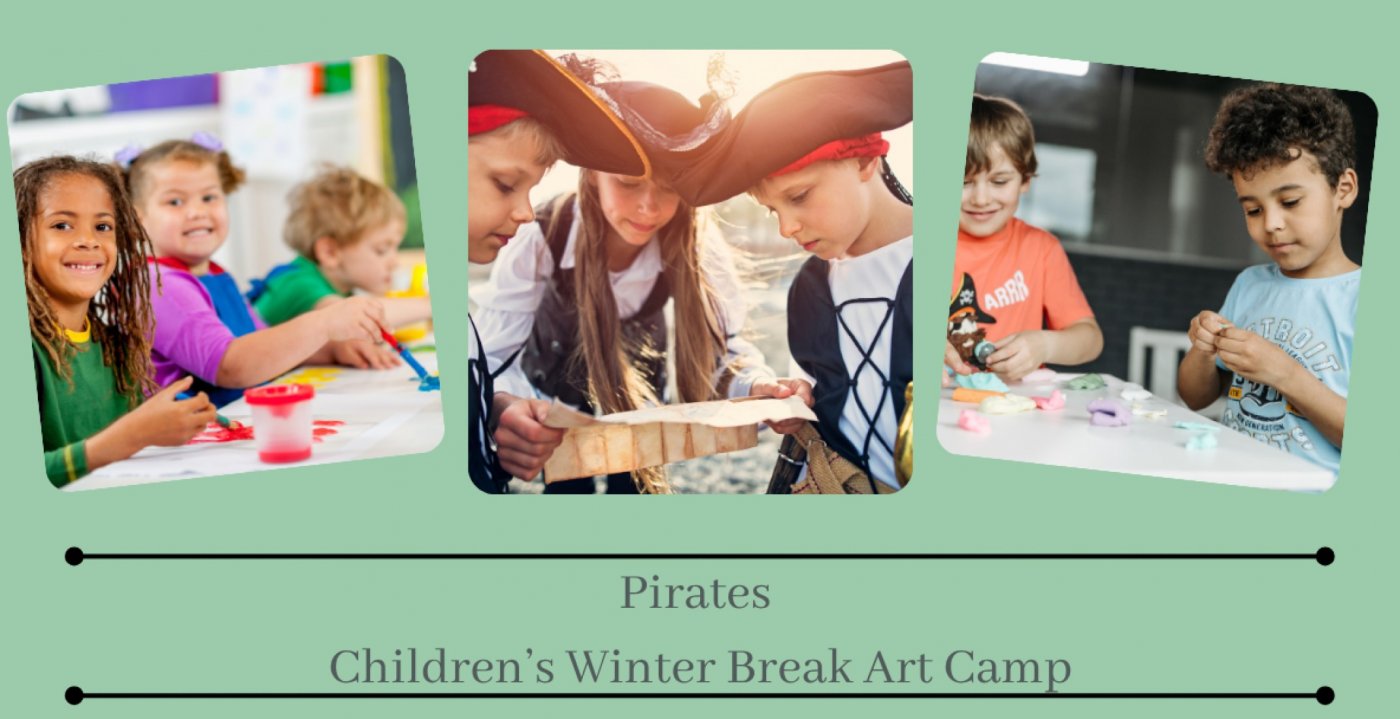 Pirate Art Camp on December 29th from 1:00pm to 3:00pm