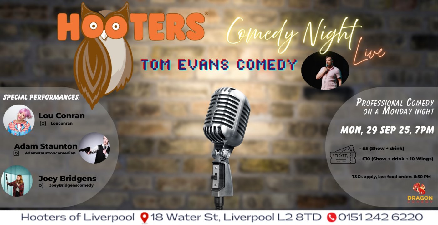 Hooters professional Comedy Night