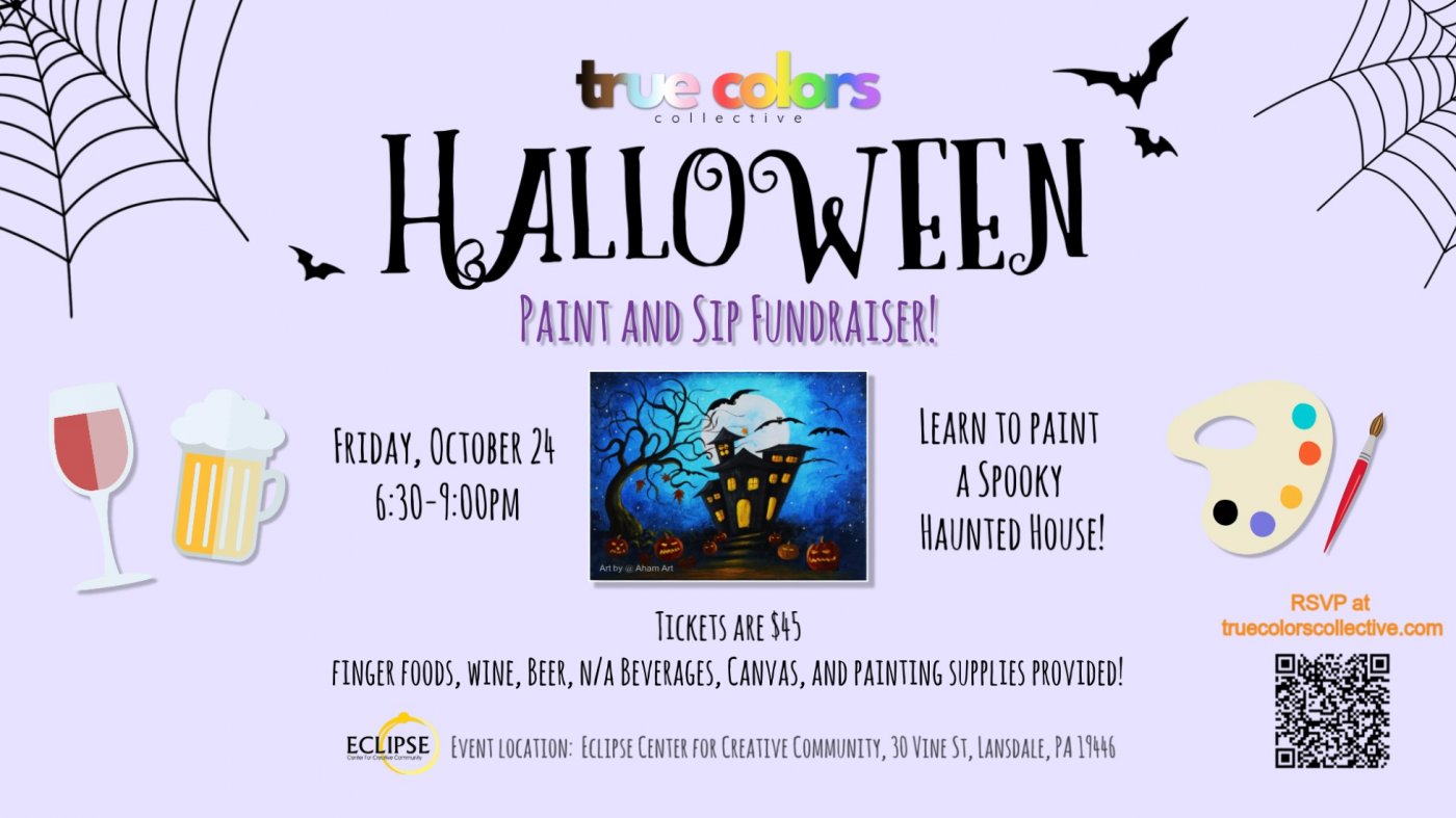 Halloween Paint and Sip Fundraiser