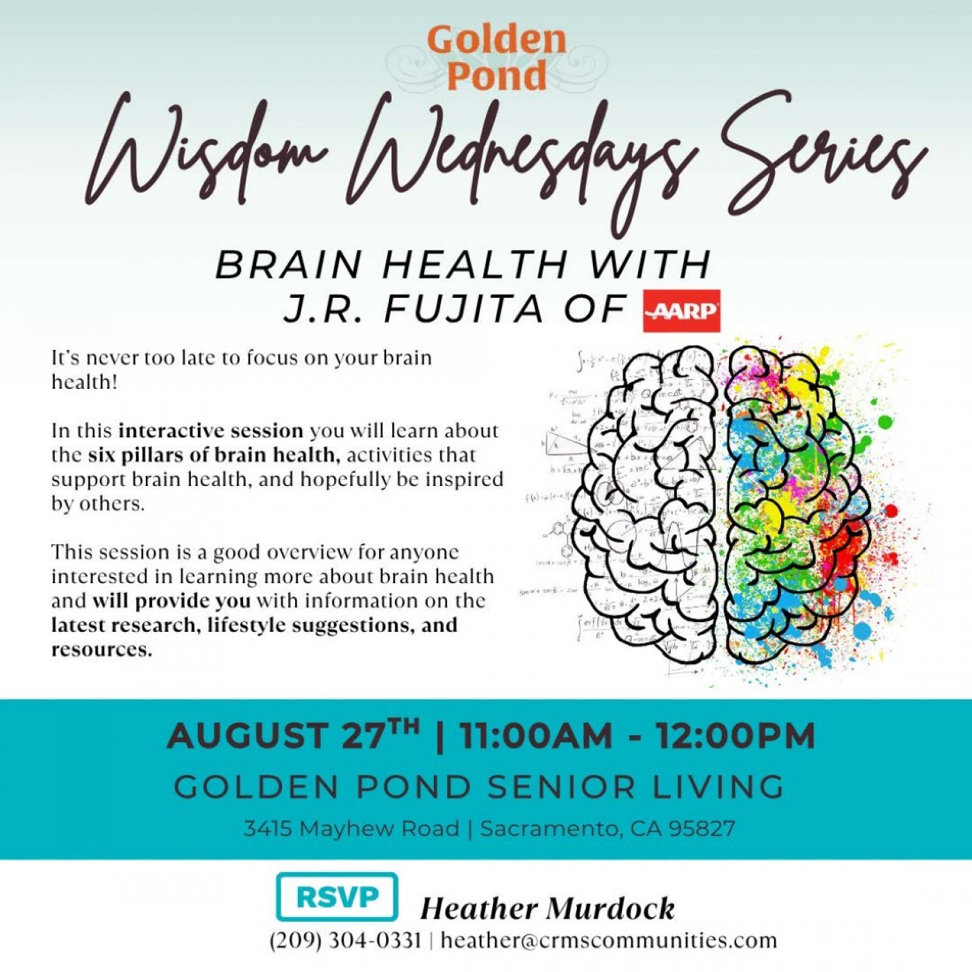 Feed Your Brain--Wisdom Wednesday: Brain Health Lunch & Learn
