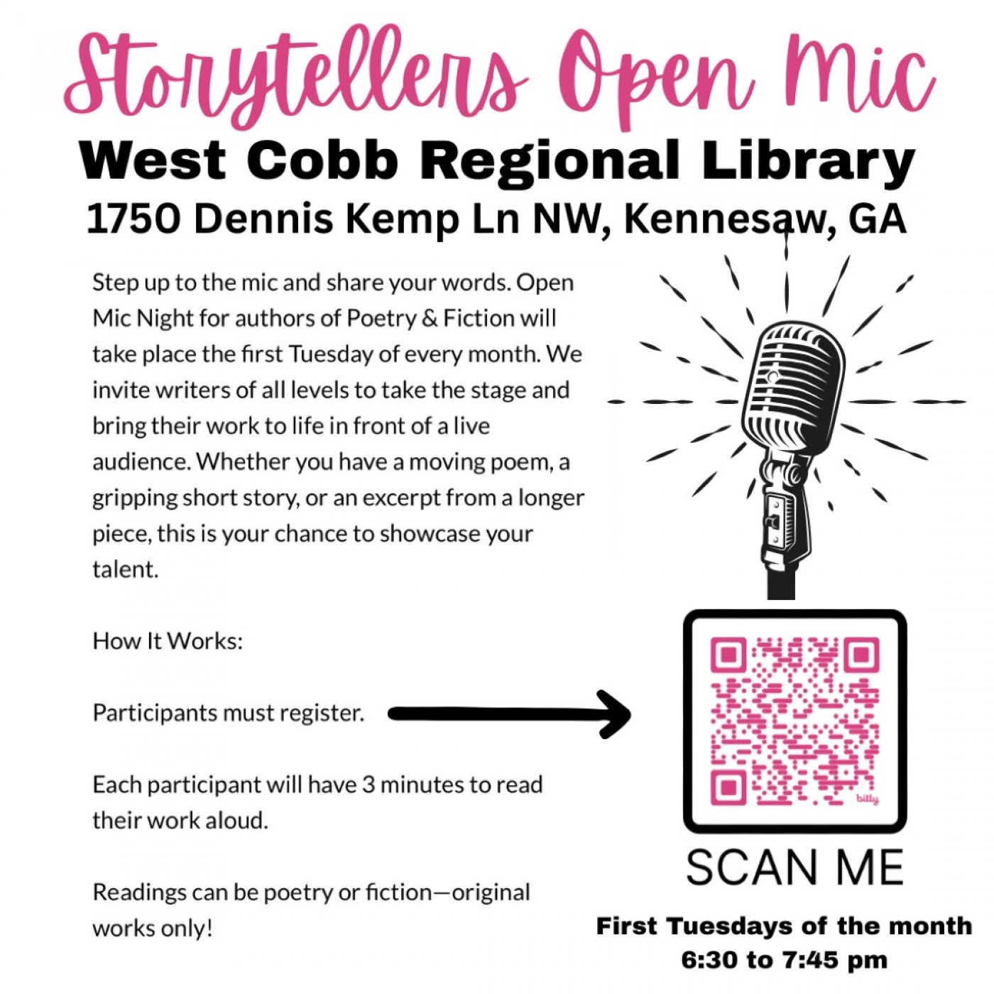 Storytellers Open Mic