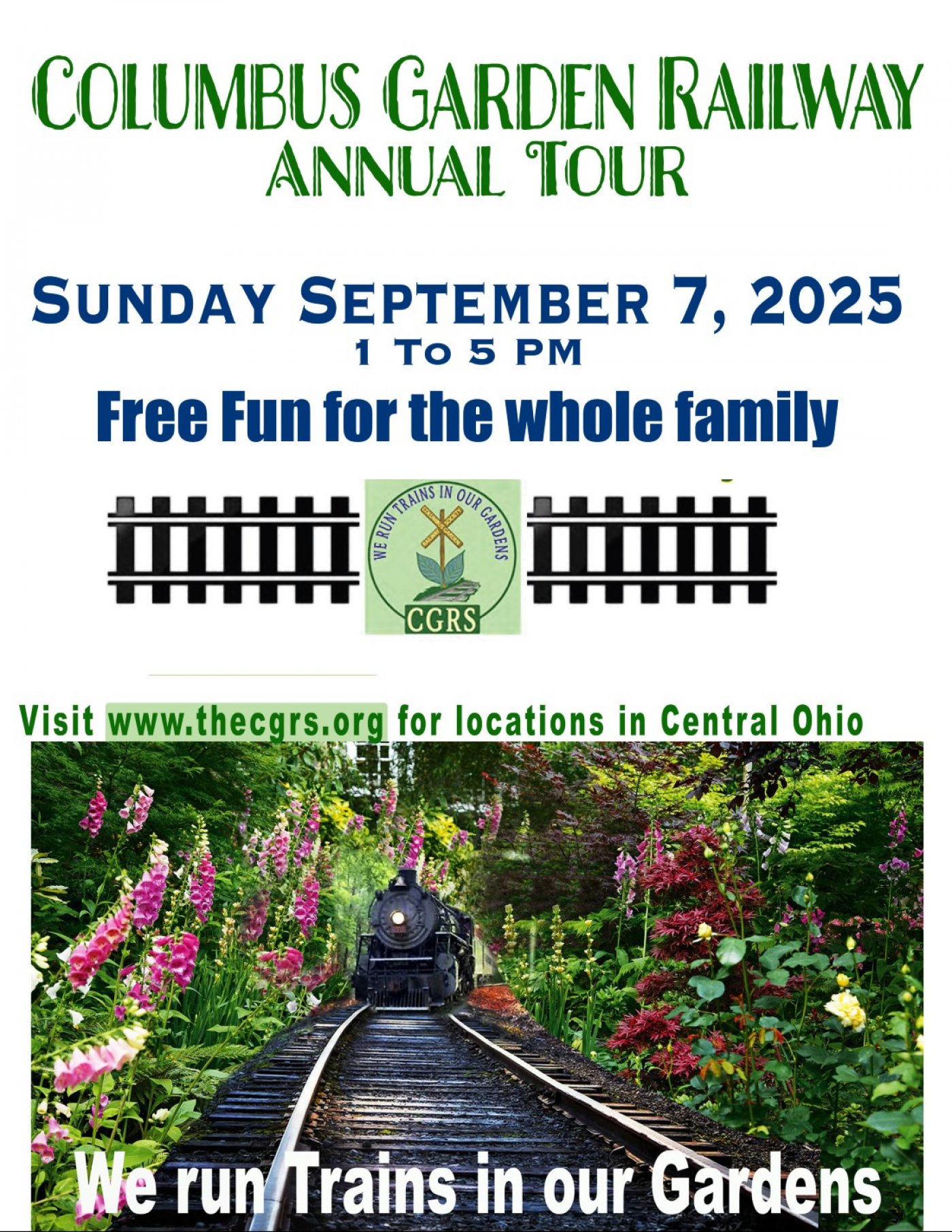 Annual garden railway backyard tour