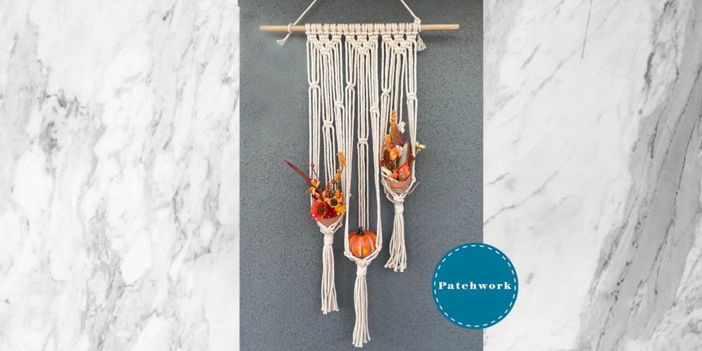 Patchwork Presents Macrame Fall Plant Wall Hanging Craft Workshop