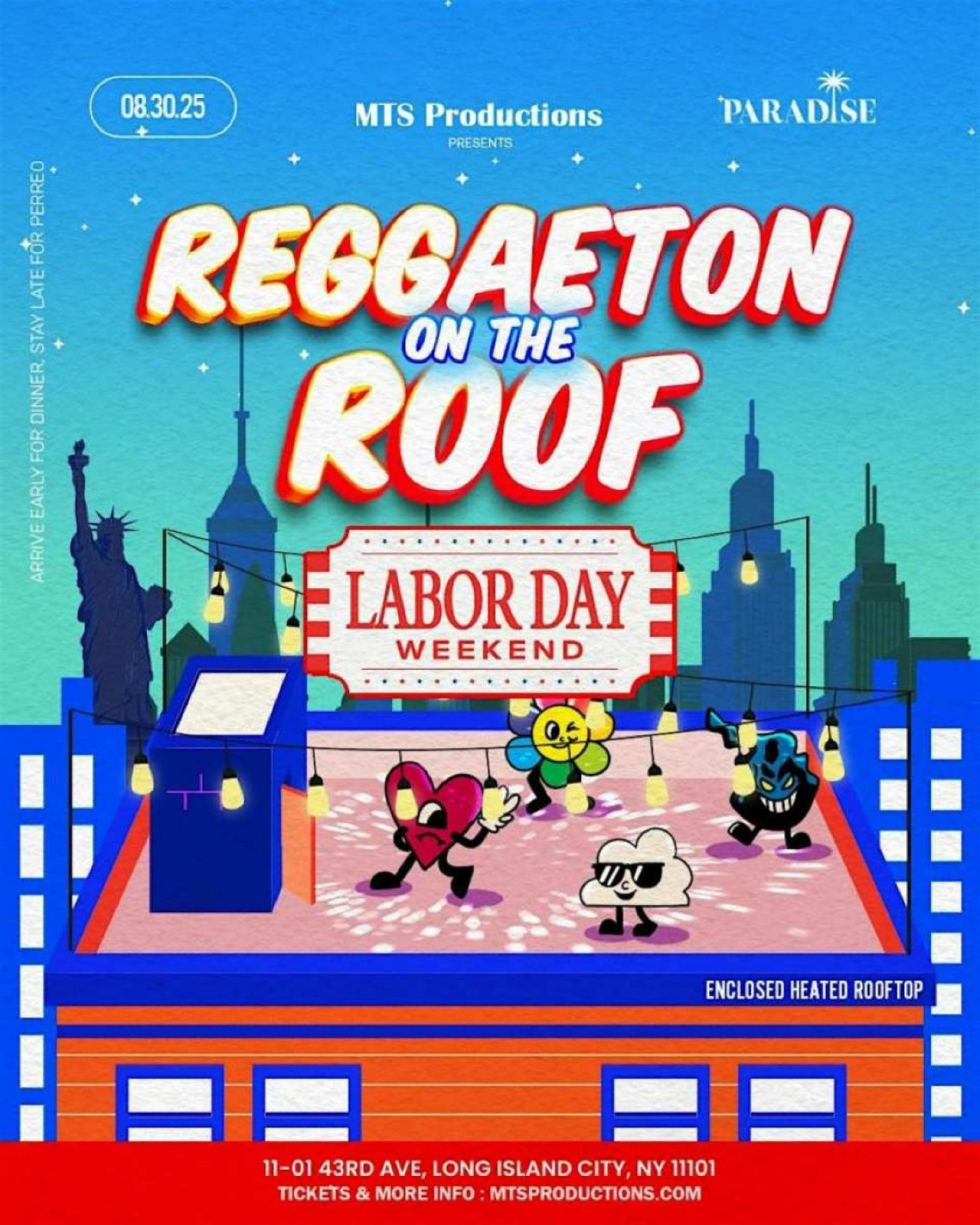 Reggaeton on the Roof \u2013 Labor Day Weekend at Lost in Paradise Rooftop