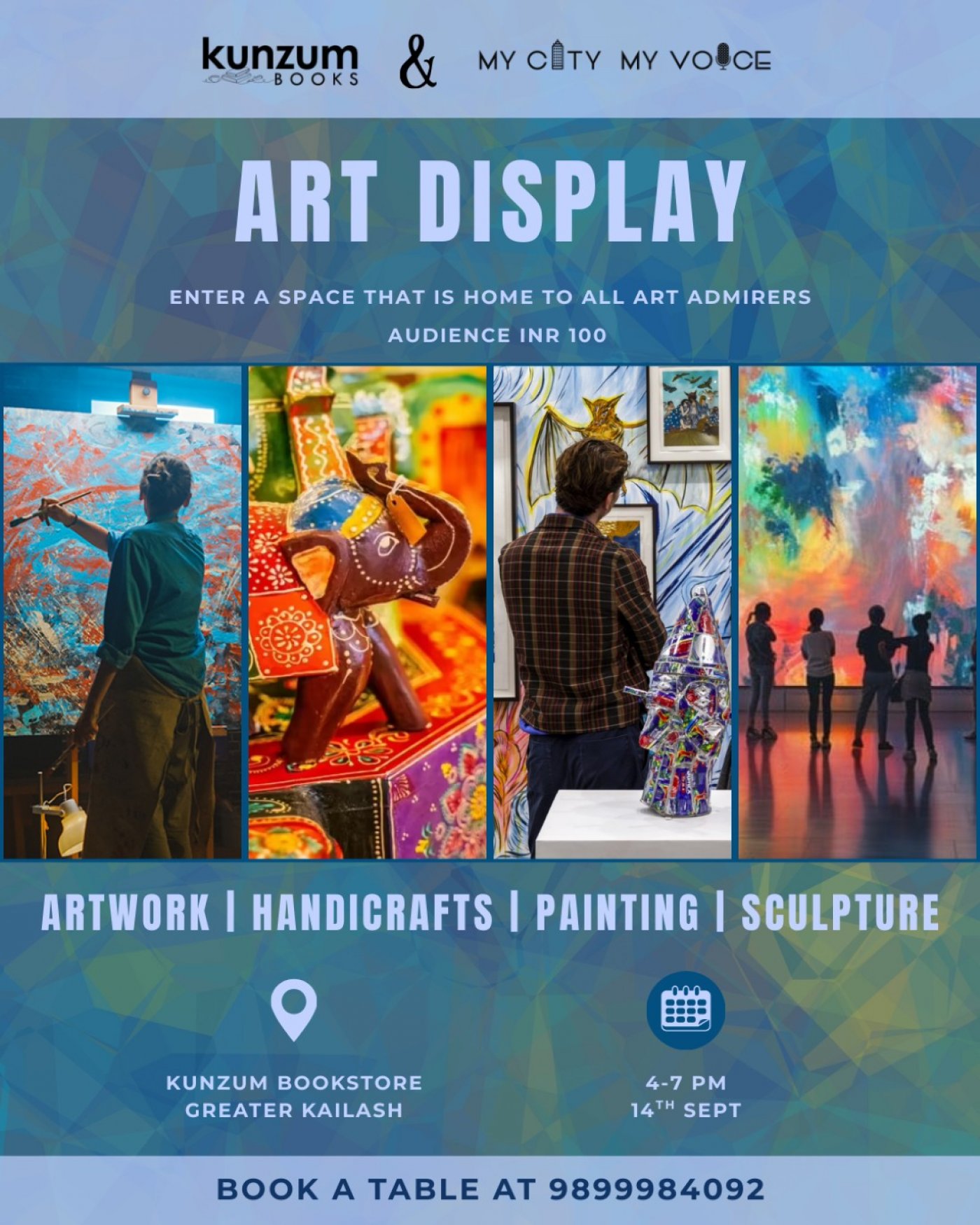 Art Exhibition\/ Display at Kunzum Bookstore