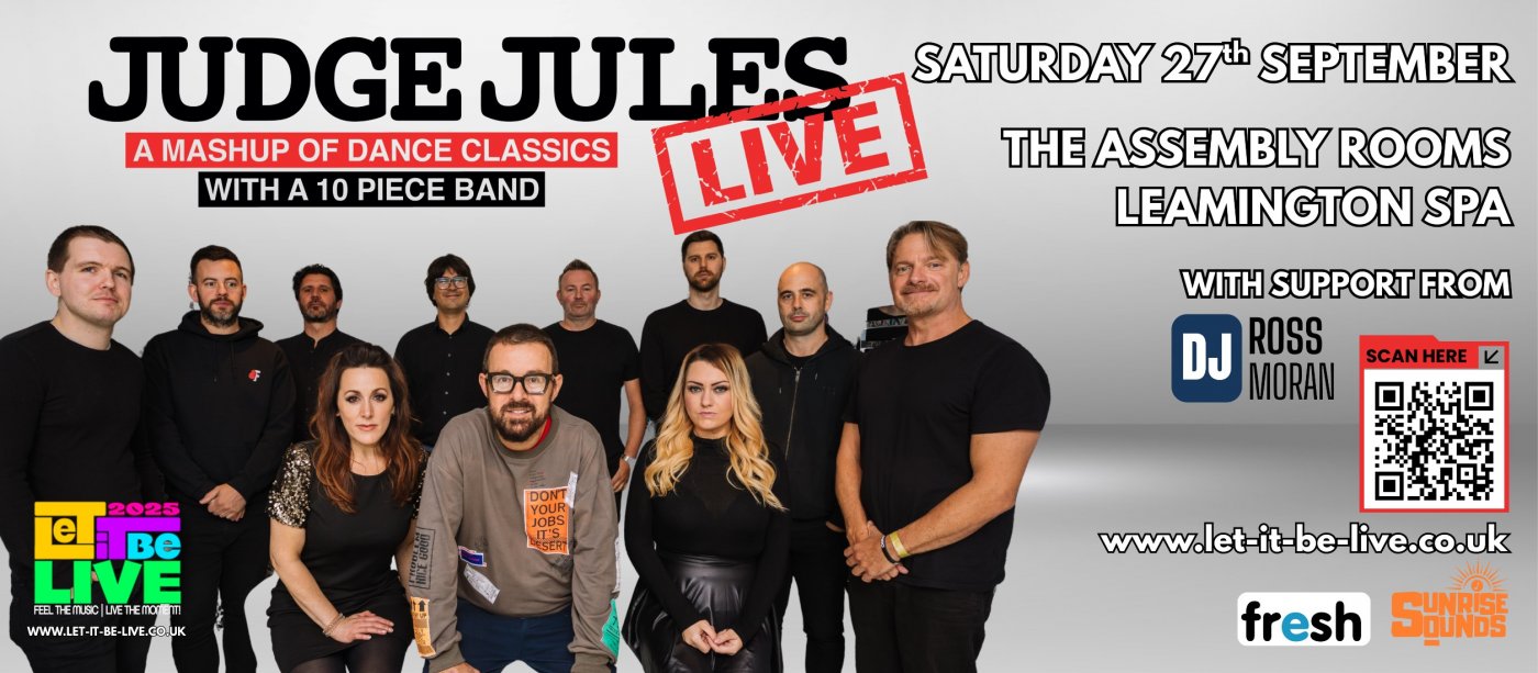 Judge Jules Live, A Mash Up Of Dance Classics With A 10 Piece Band