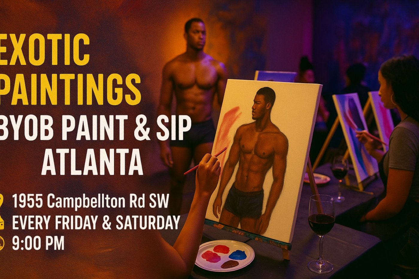 Exotic Paintings: BYOB Paint & Sip \u2013 Atlanta