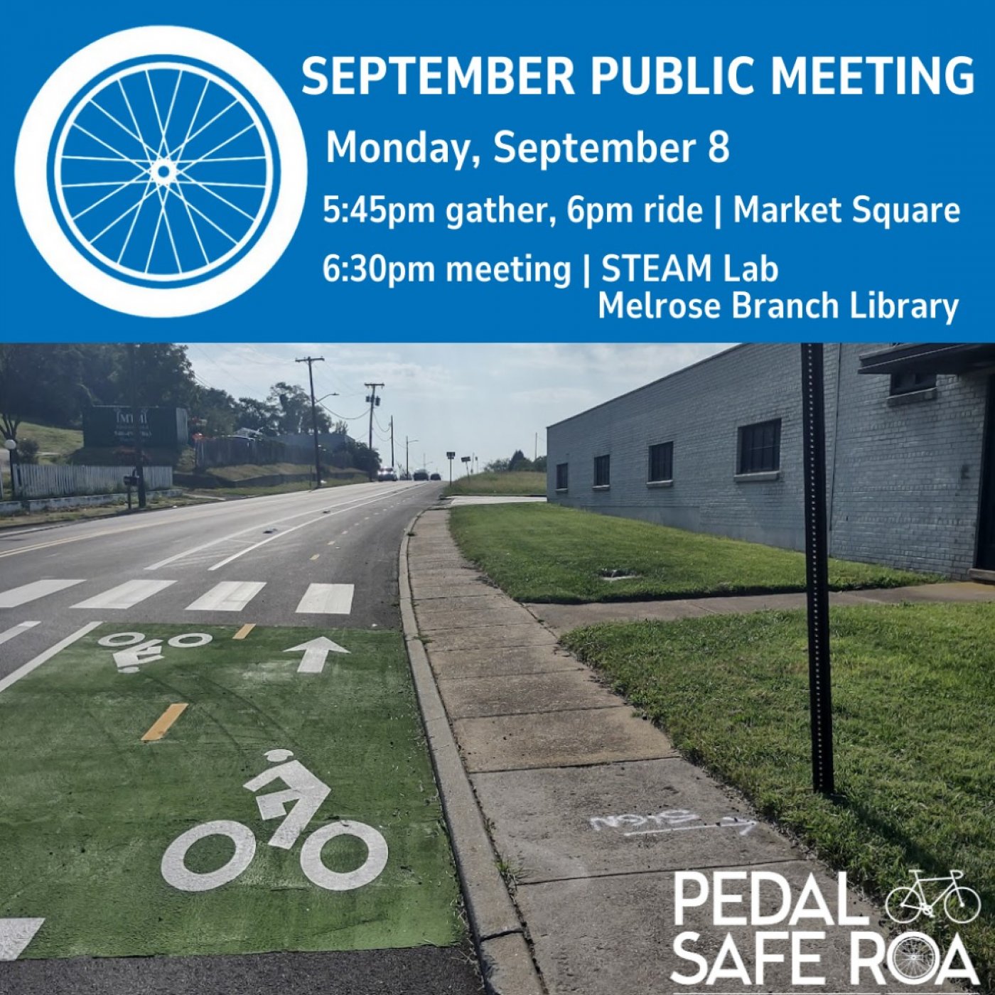 PedalSafe ROA September public meeting
