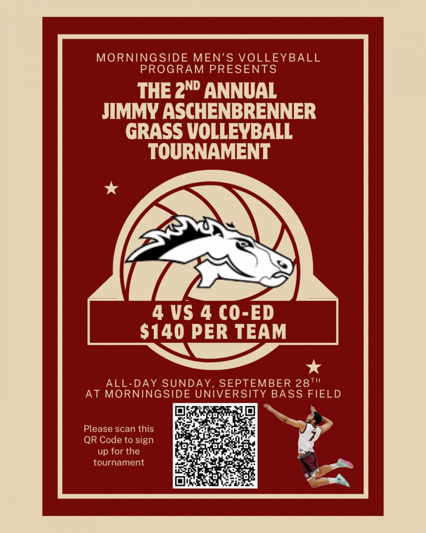2nd Annual Jimmy Aschenbremmer Grass Volleyball Tournament