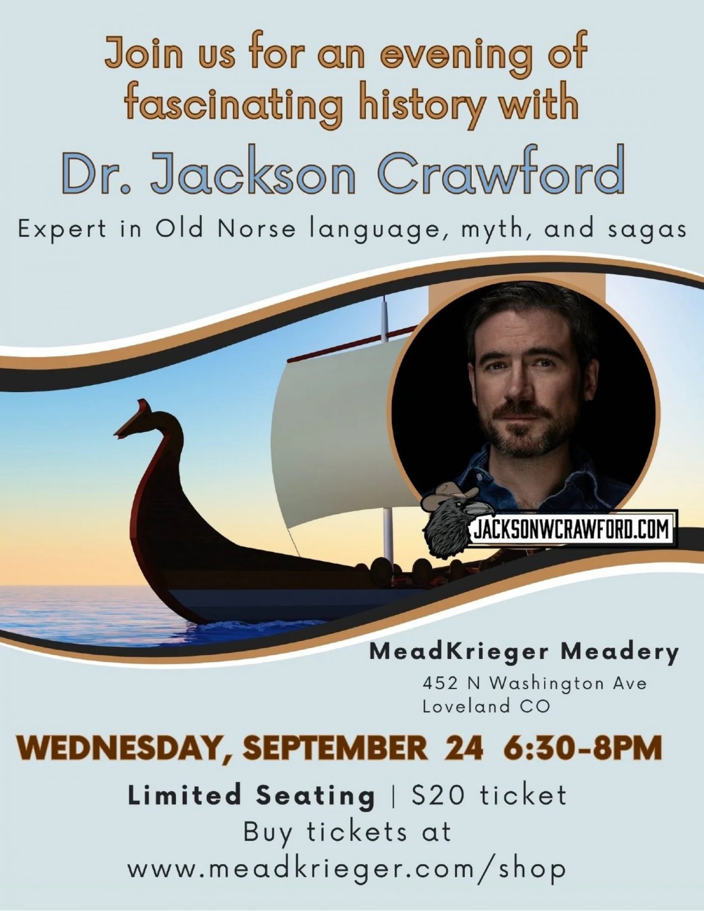 Dr. Jackson Crawford- Monthly Series Talk