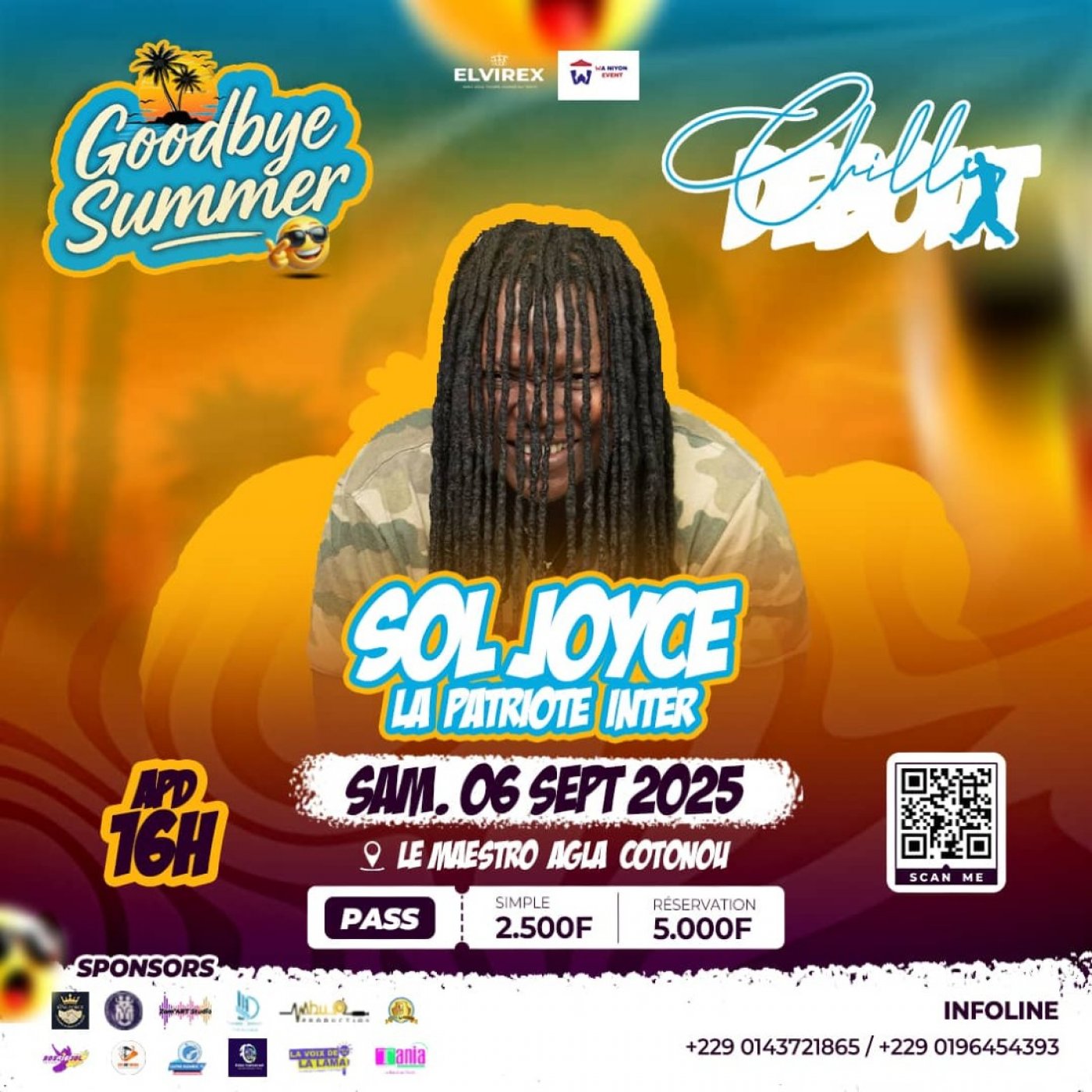 GOODBYE SUMMER CONCERT - SOL JOYCE, LA PATRIOTE INTER