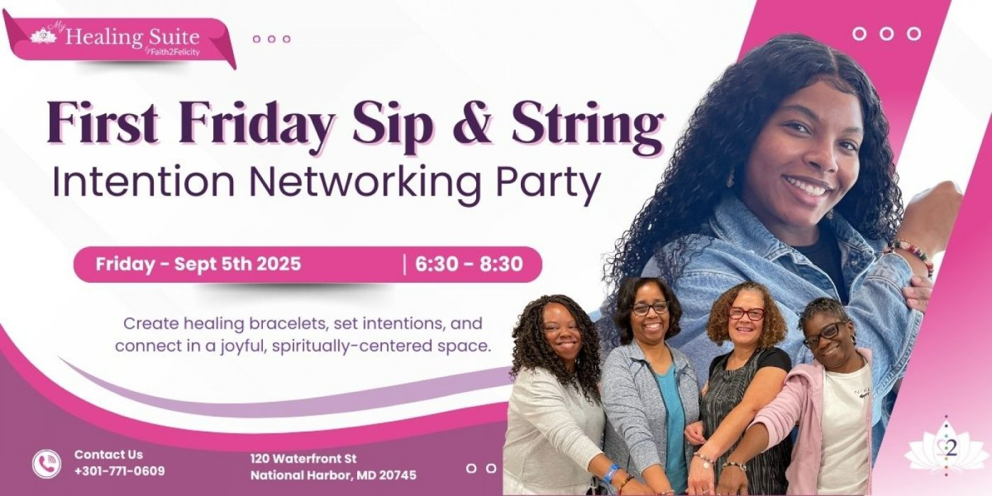 First Friday Sip & String: Intention Networking Party